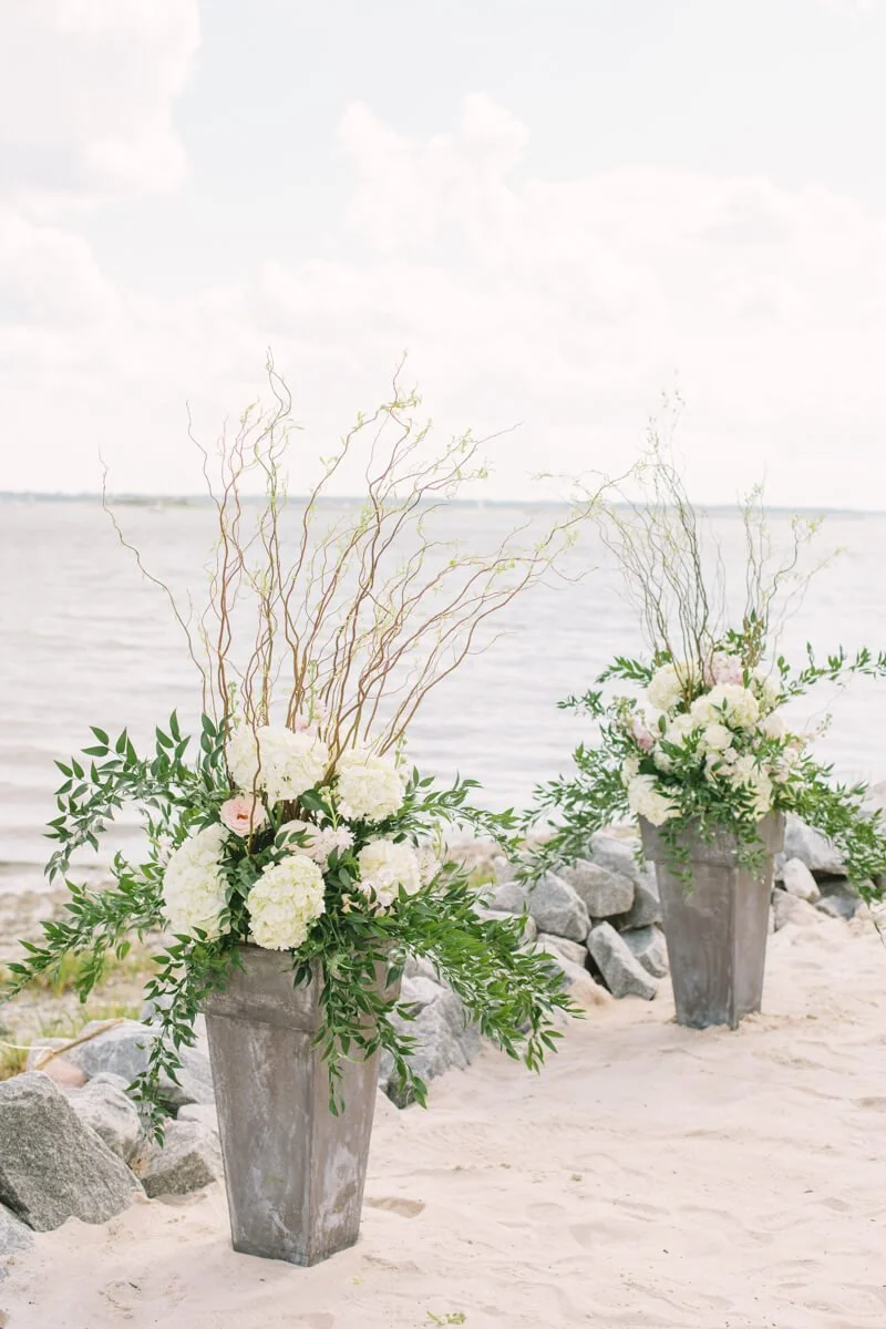 Cottages on Charleston Harbor Wedding