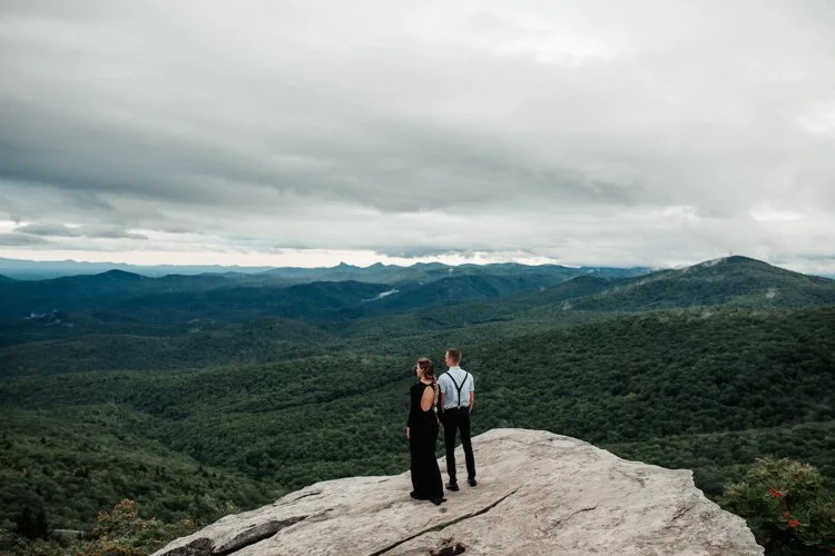 Asheville Mountain Top Engagement Session
