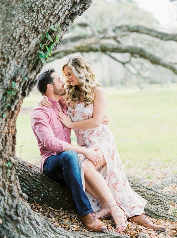 Magnolia Plantation Charleston Engagement