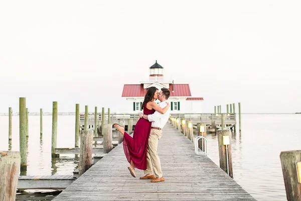 Downtown Manteo Engagement Session
