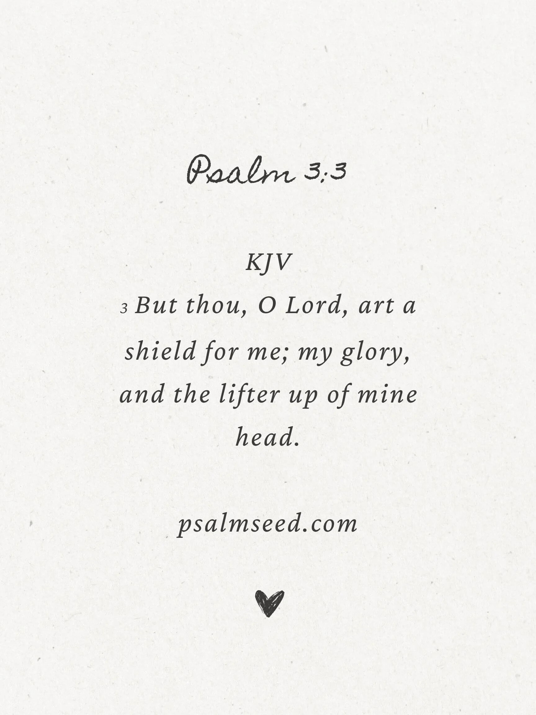 Psalm 3:3 Devotional