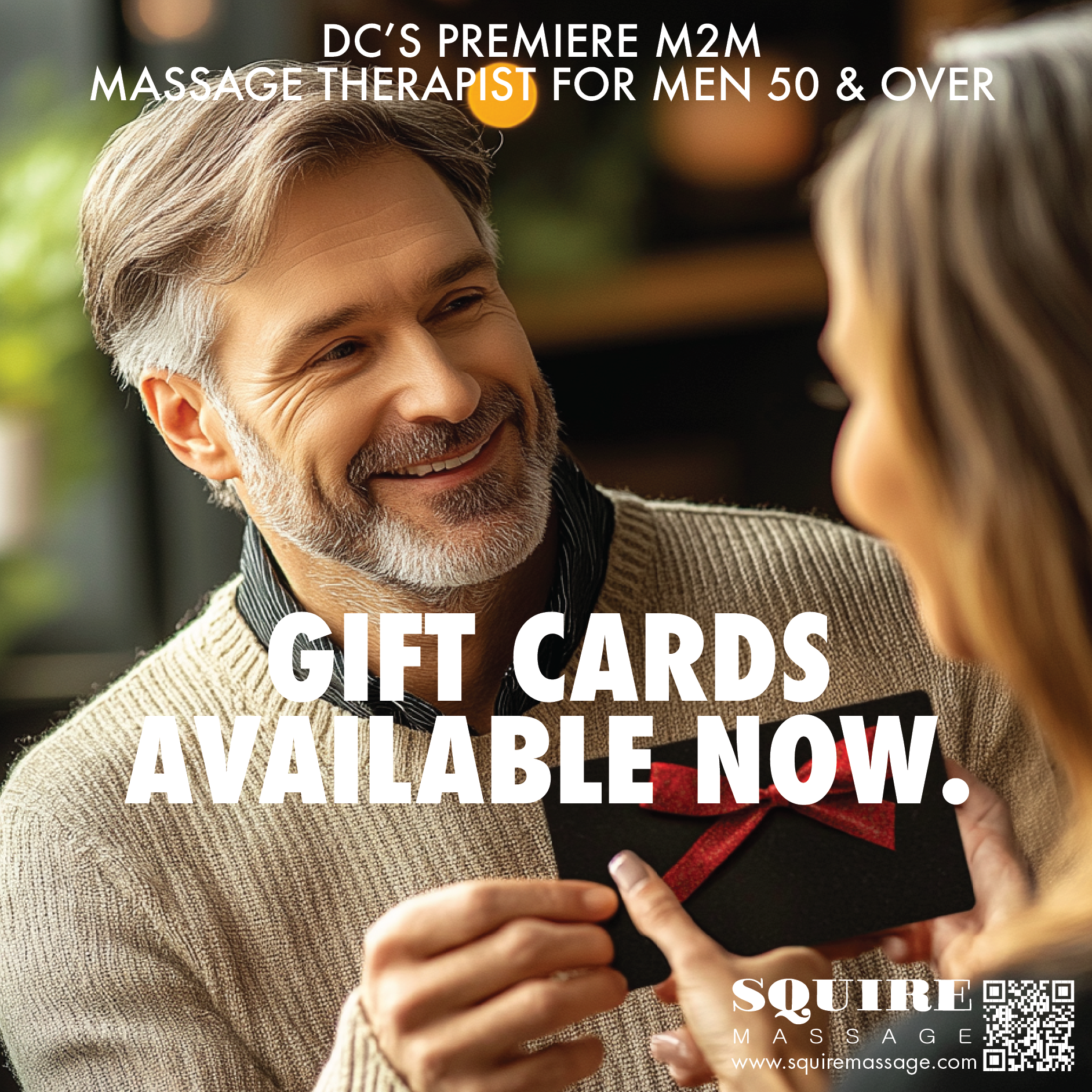 Squire Massage Gift Cards, The Upgrade Every Man Deserves
