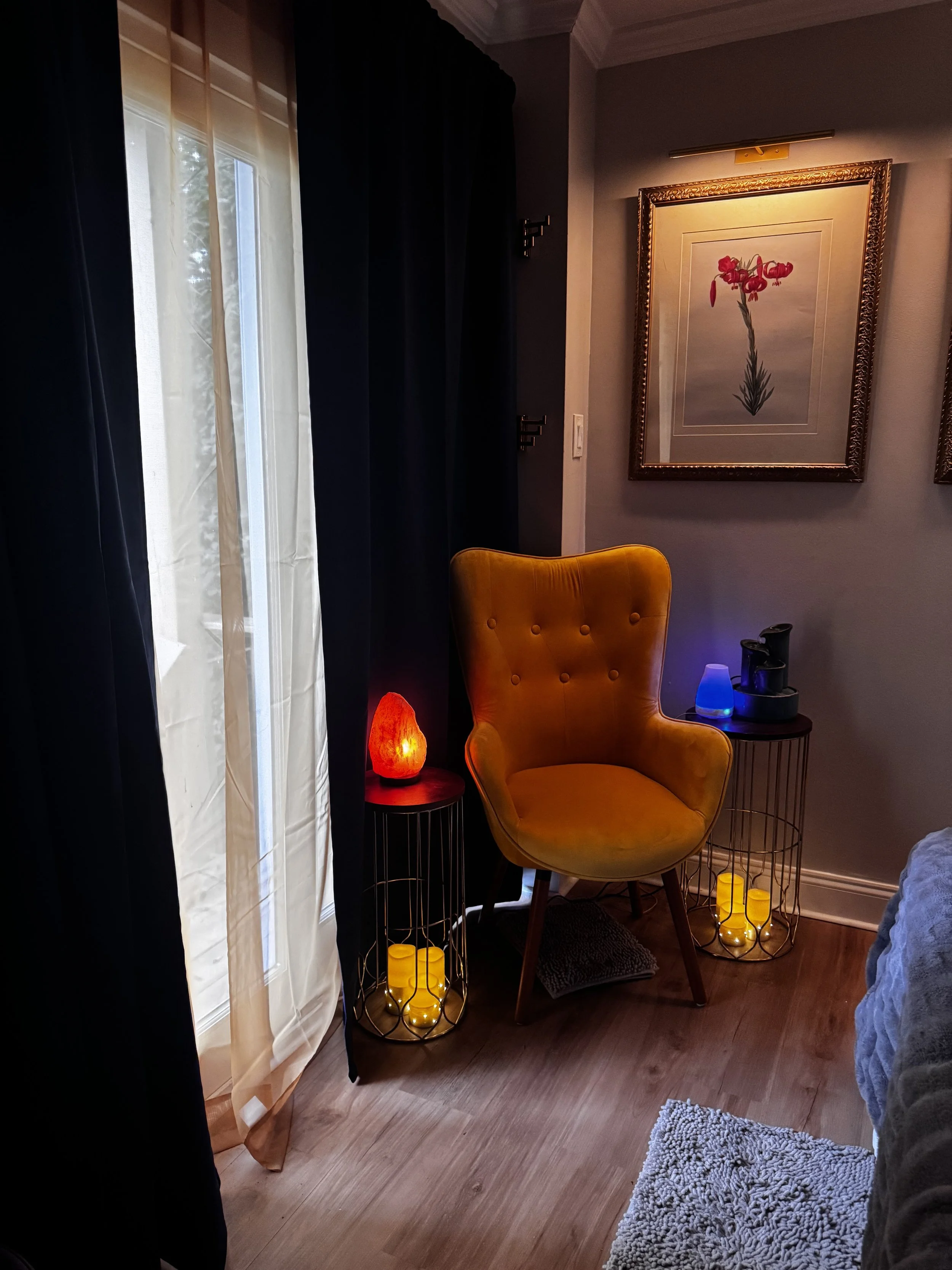 Squire Massage Studio - Yellow Chair 2- www.SquireMassage.jpg