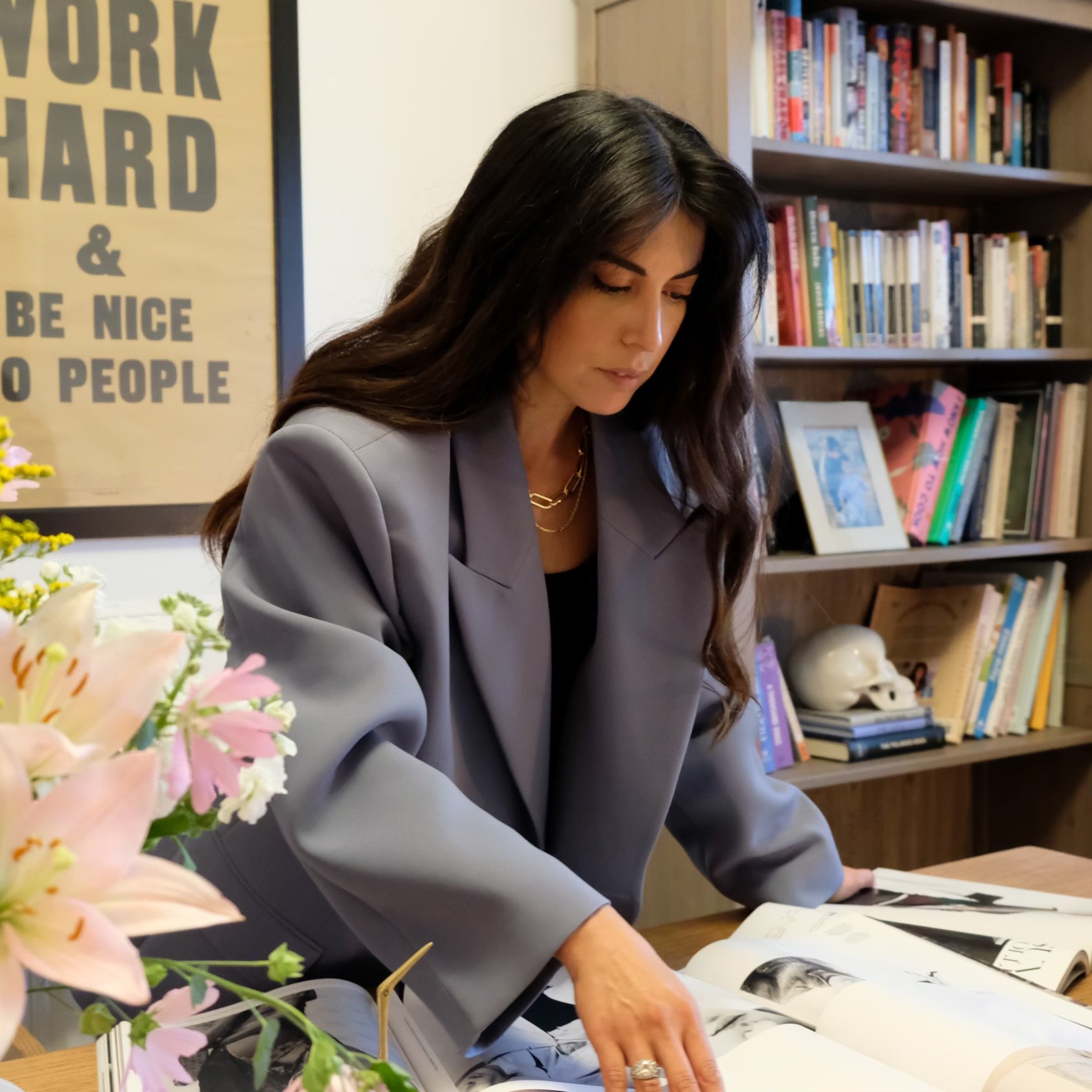 Daniela styling client.