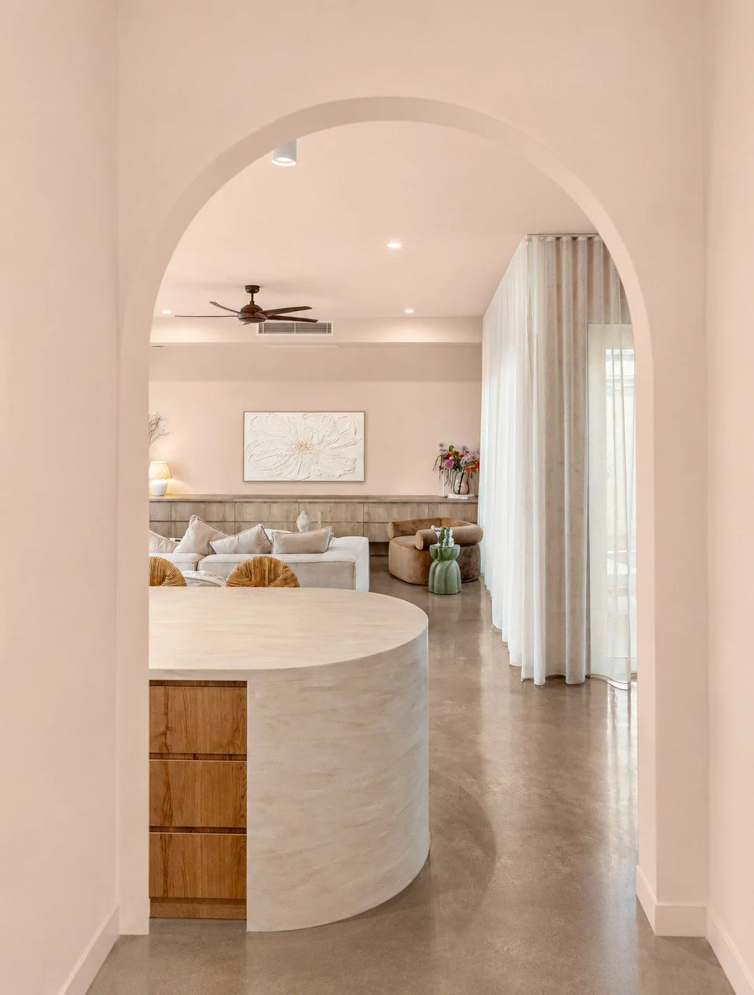 Ever walked into a home that looks beautiful but doesn't quite work for everyday living?

We love how this arch creates a natural connection between spaces, opening up the view into the living room and making the home feel welcoming.

When we're plan