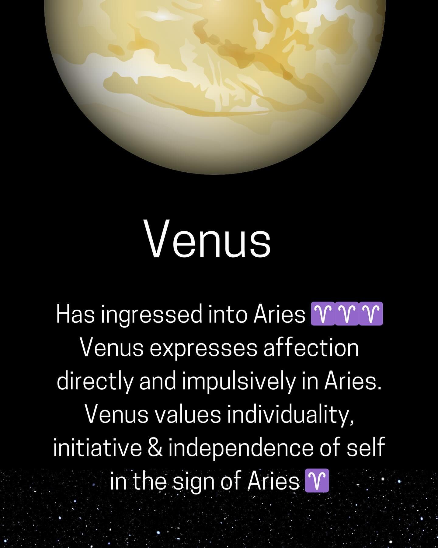 #venus #astro #aries #planets #self #selfesteem #values
