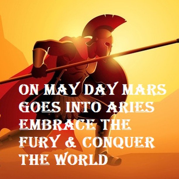 Mars moves into its domain tomorrow into Aries.
The sign Mars expresses itself through signifies how one asserts self and expresses desires. 
Mars in Aries asserts self competitively, directly and impatiently.
The release of physical energy directed 