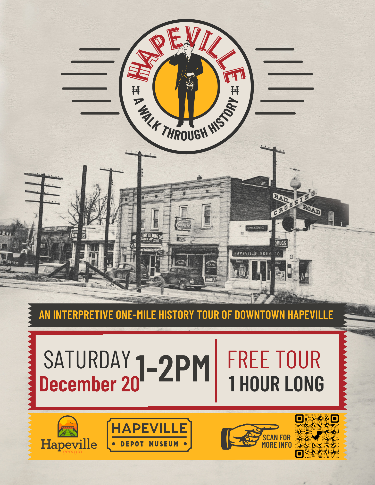 Hapeville History Walking Tour - Rails and Trolleys