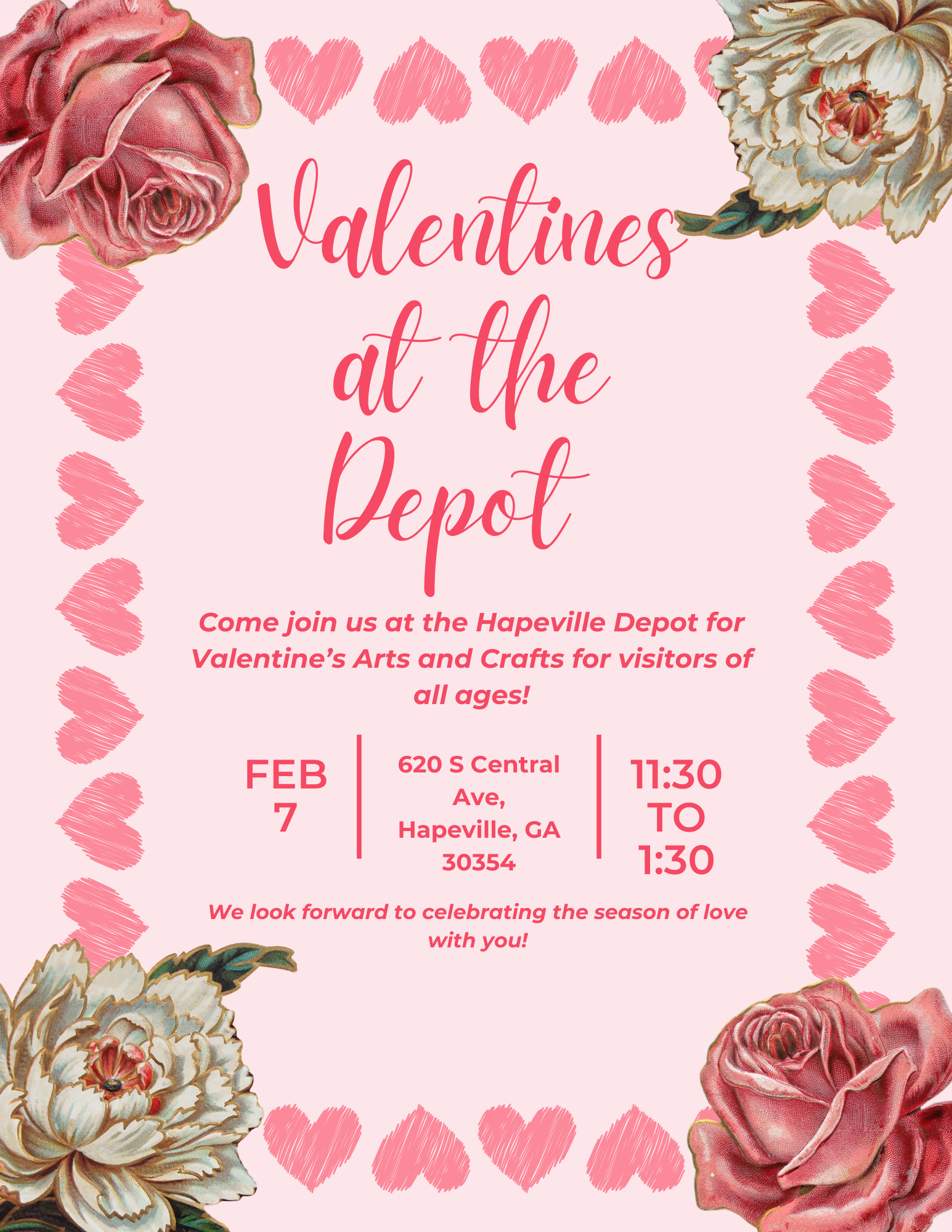 Valentines at the Depot
