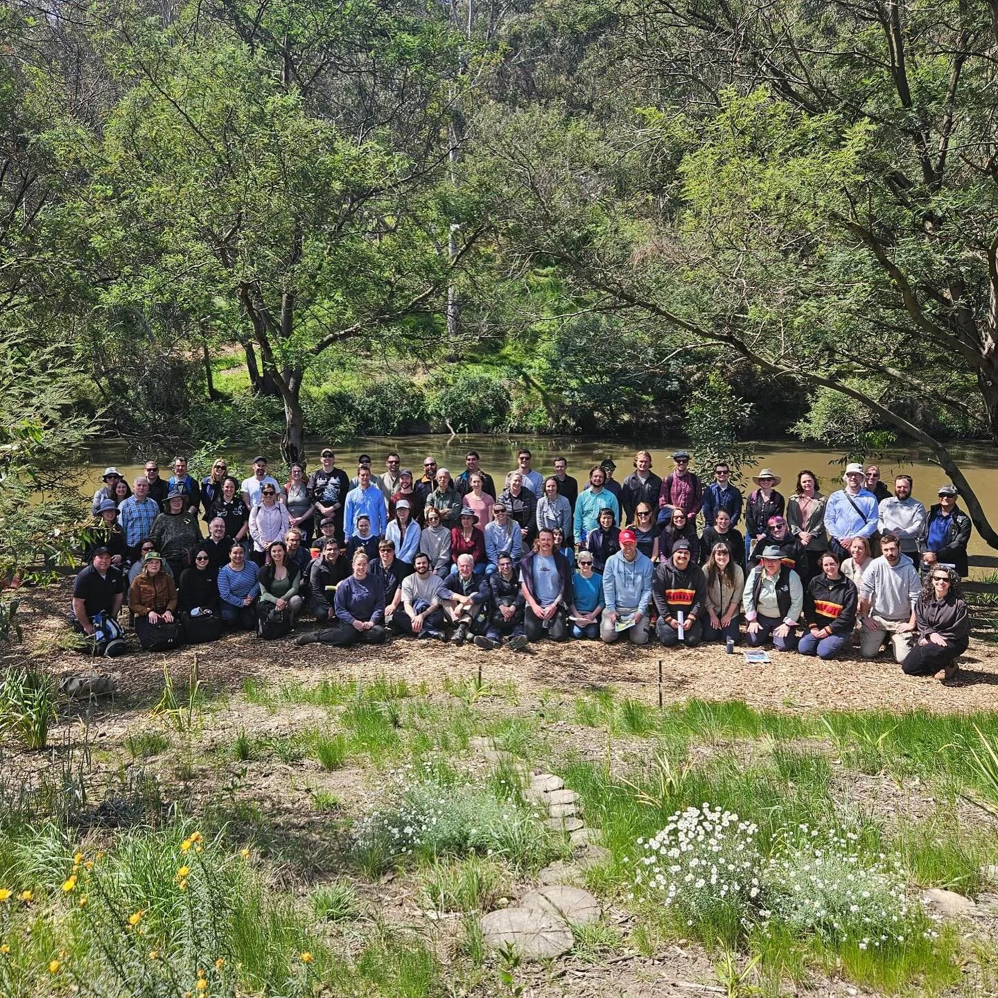 It was very exciting to co present with @narrap_rangers our Birrarung Bank Restoration and First Nations garden project to @melbournewater. Talking about self determination in land management, and how this piece of land can support the community for 