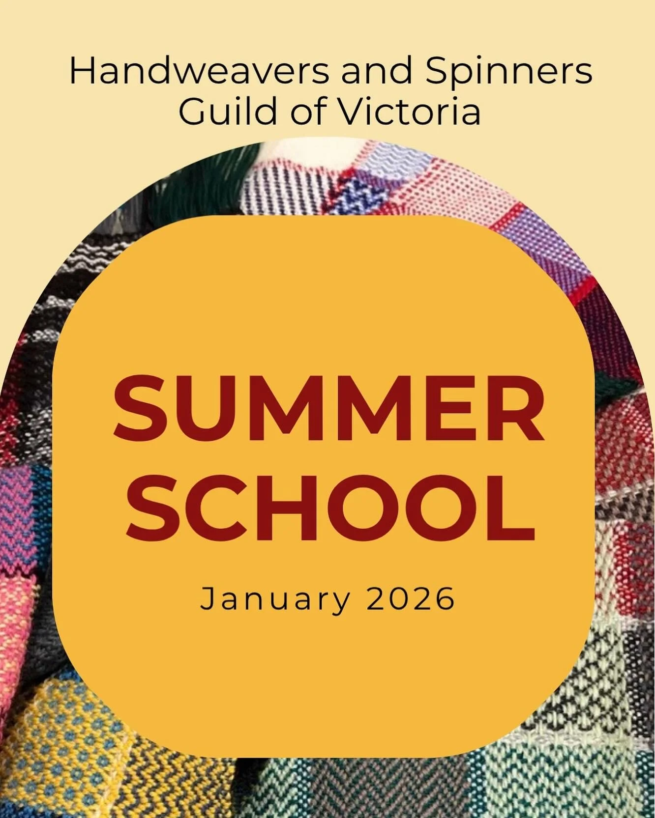 The Handweavers and Spinners Guild of Victoria are running their annual Summer School in January 2026.

With 24 workshops across the month, there&rsquo;s something for everyone - whether you&rsquo;re a complete beginner or advanced practitioner.

All