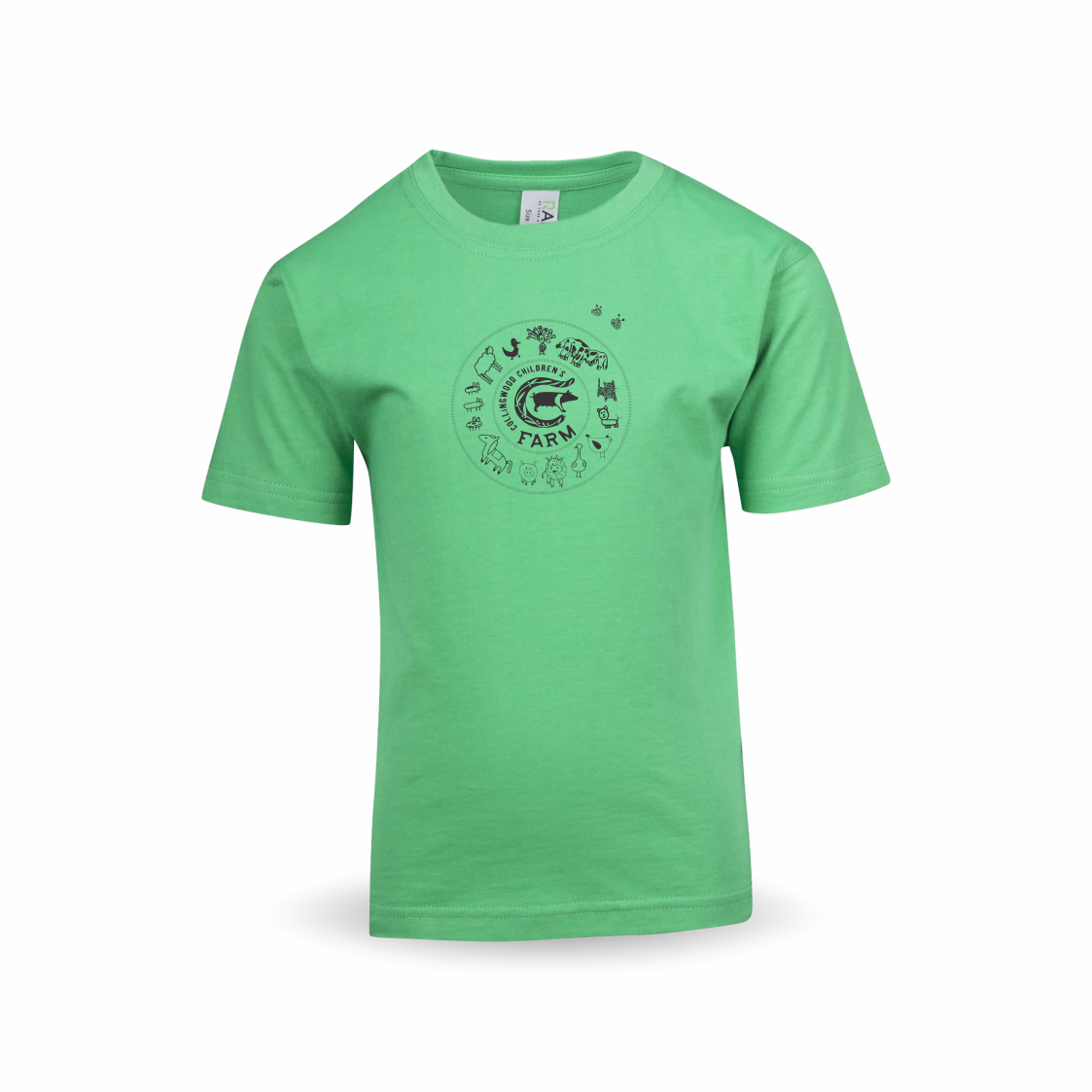 13505 Collingwood Children's Farm - Kids Regular Tee_Style 2_Green.png
