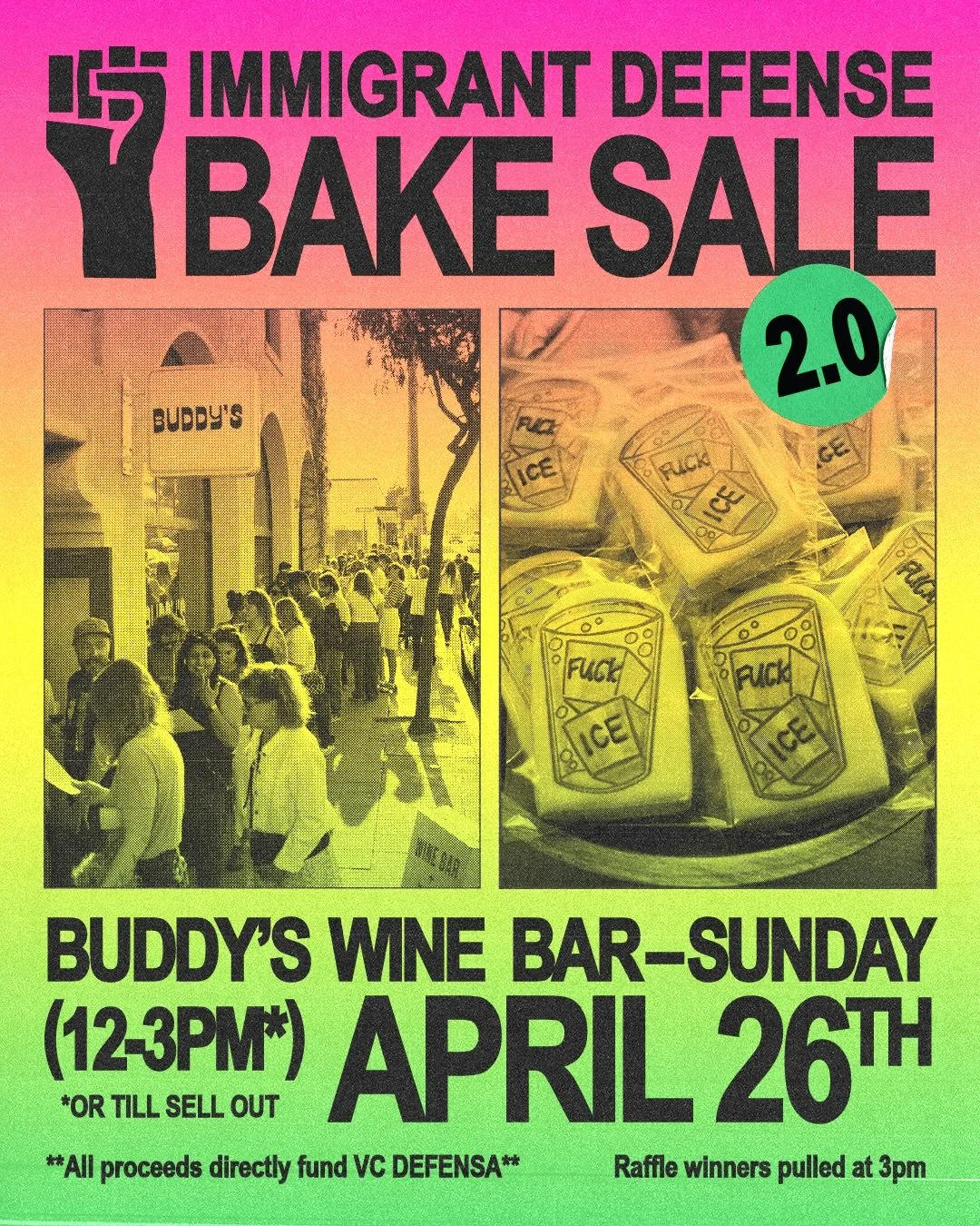 📣BAKE SALE, ASSEMBLE!📣 
We&rsquo;re doing it again folks. Mark your calendars for SUNDAY APRIL 26, 12-3p (or sellout) at @buddys_wine_ventura ! The best bakers in the 805 + some LA besties are coming together to raise money for mutual aid via our l
