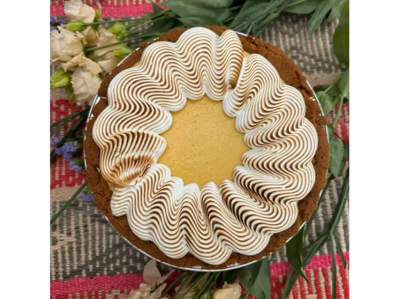 Passionfruit pie for Thanksgiving