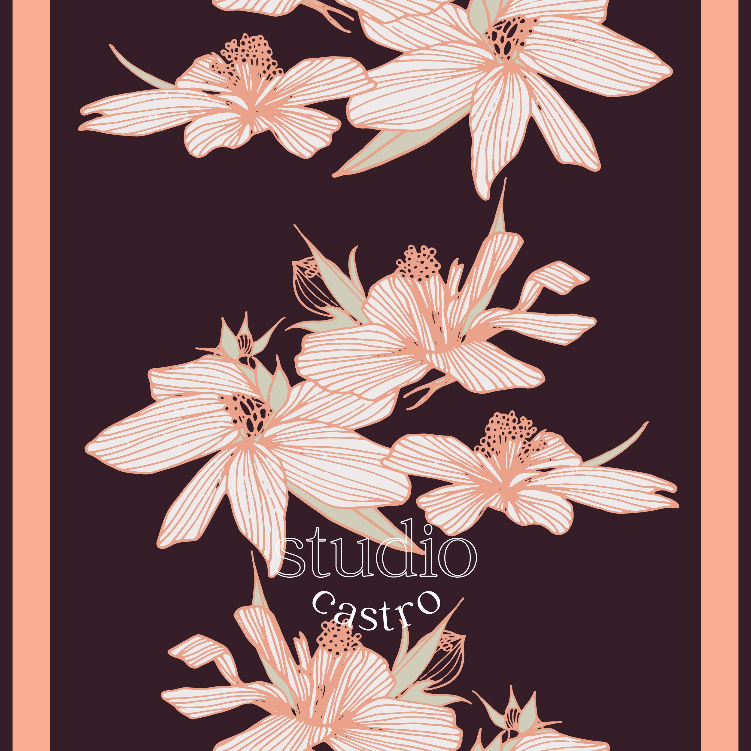 Cosmos Bloom in Noir