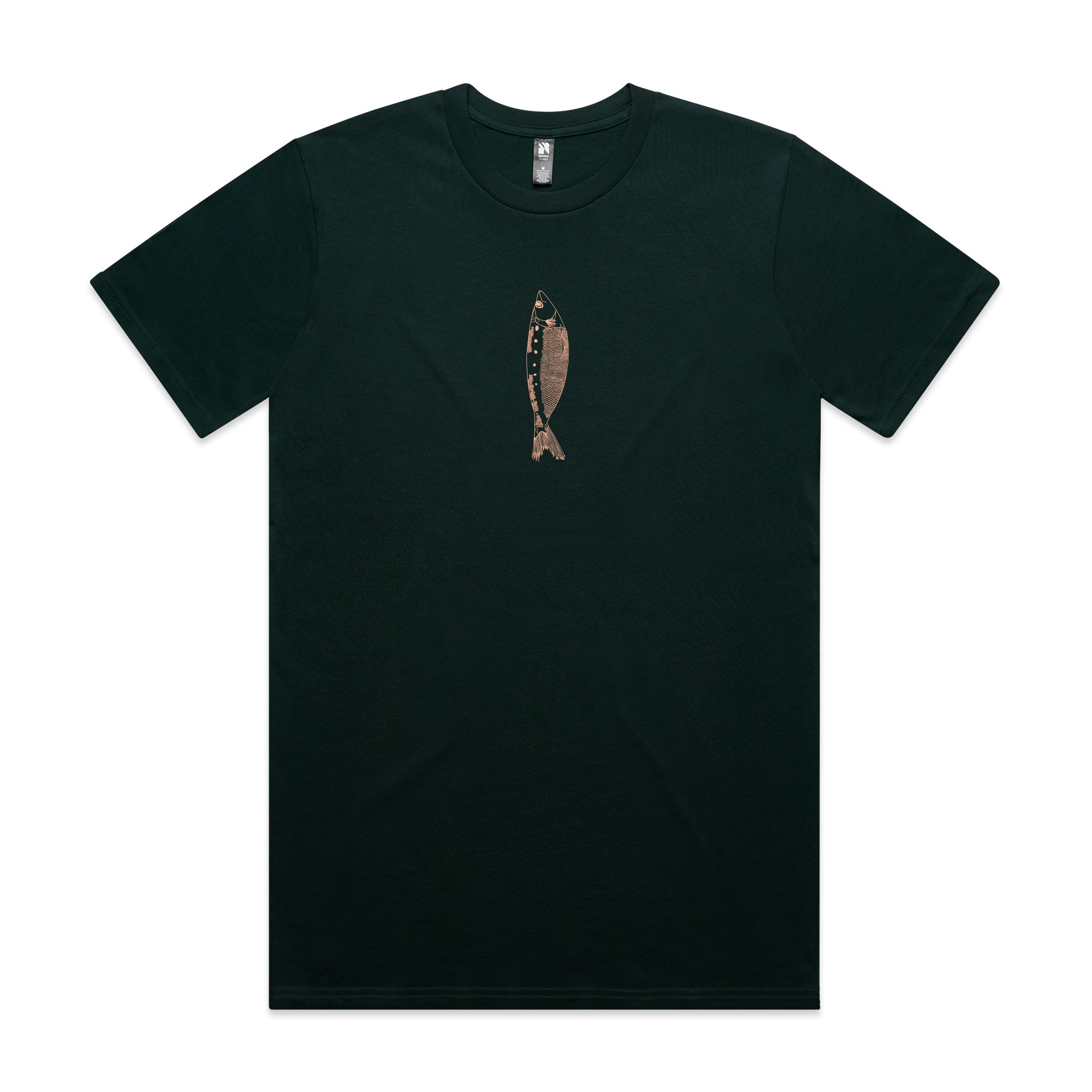 Sardina Tee on Deep Sea Green