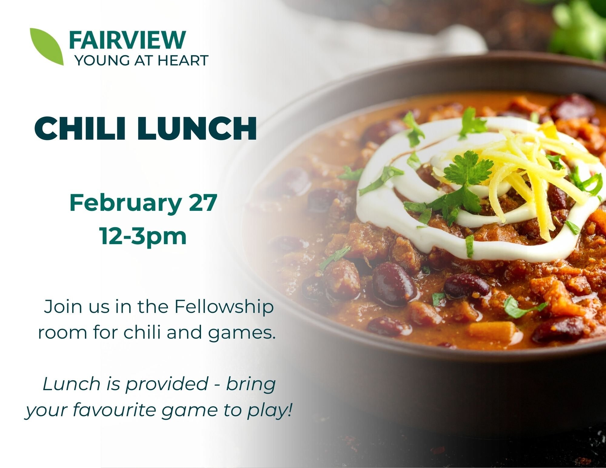 Young at Heart Chili Lunch