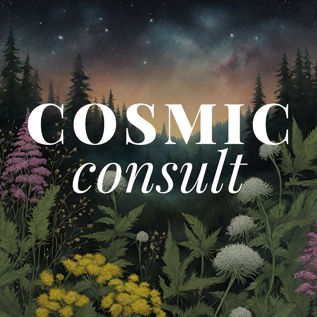 Did you know that I can use your astrology to know which plants would be most supportive to your healing on both an energetic and physical level? 

Cosmic consults with me include an in-depth medical astrology reading and explanation of your planetar
