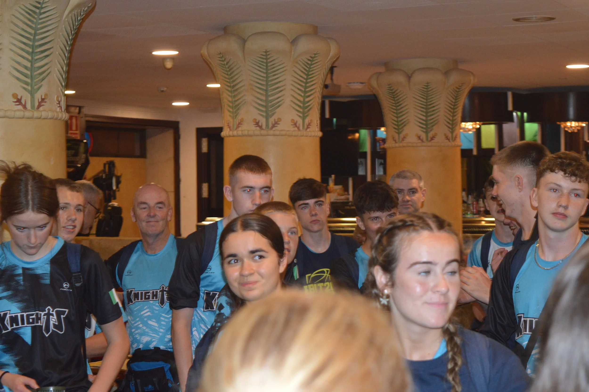 Miguel bids farewell to the group.JPG