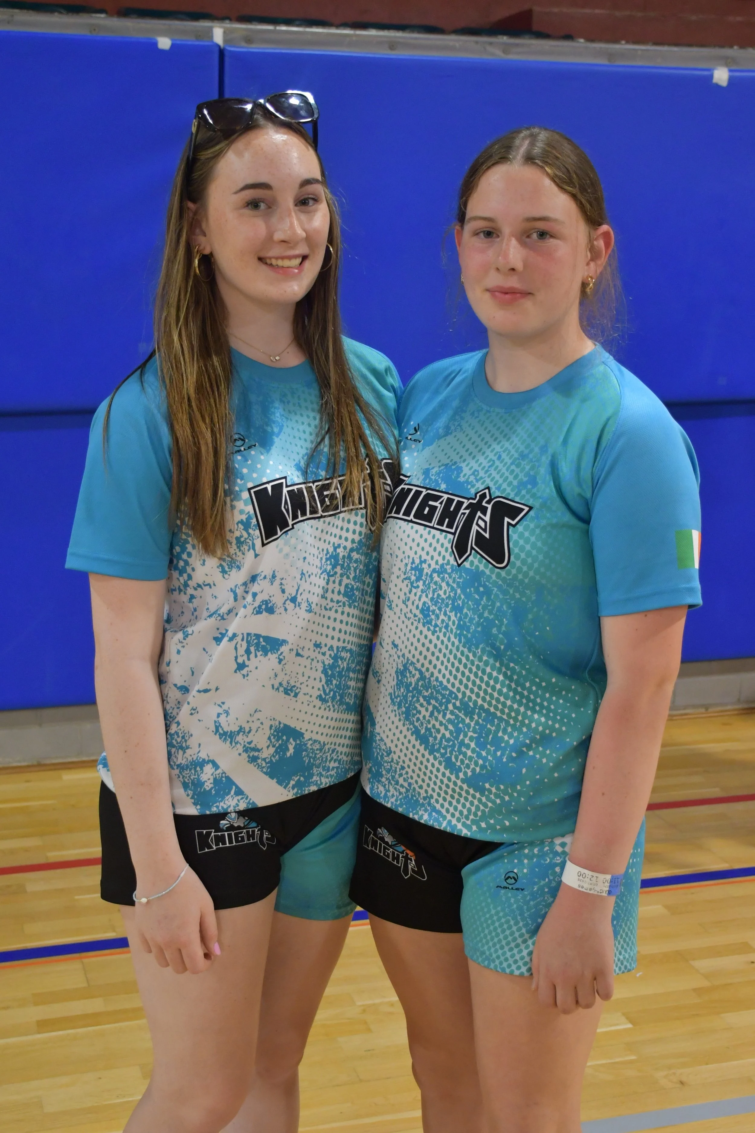 Aine & Doireann after closing.JPG