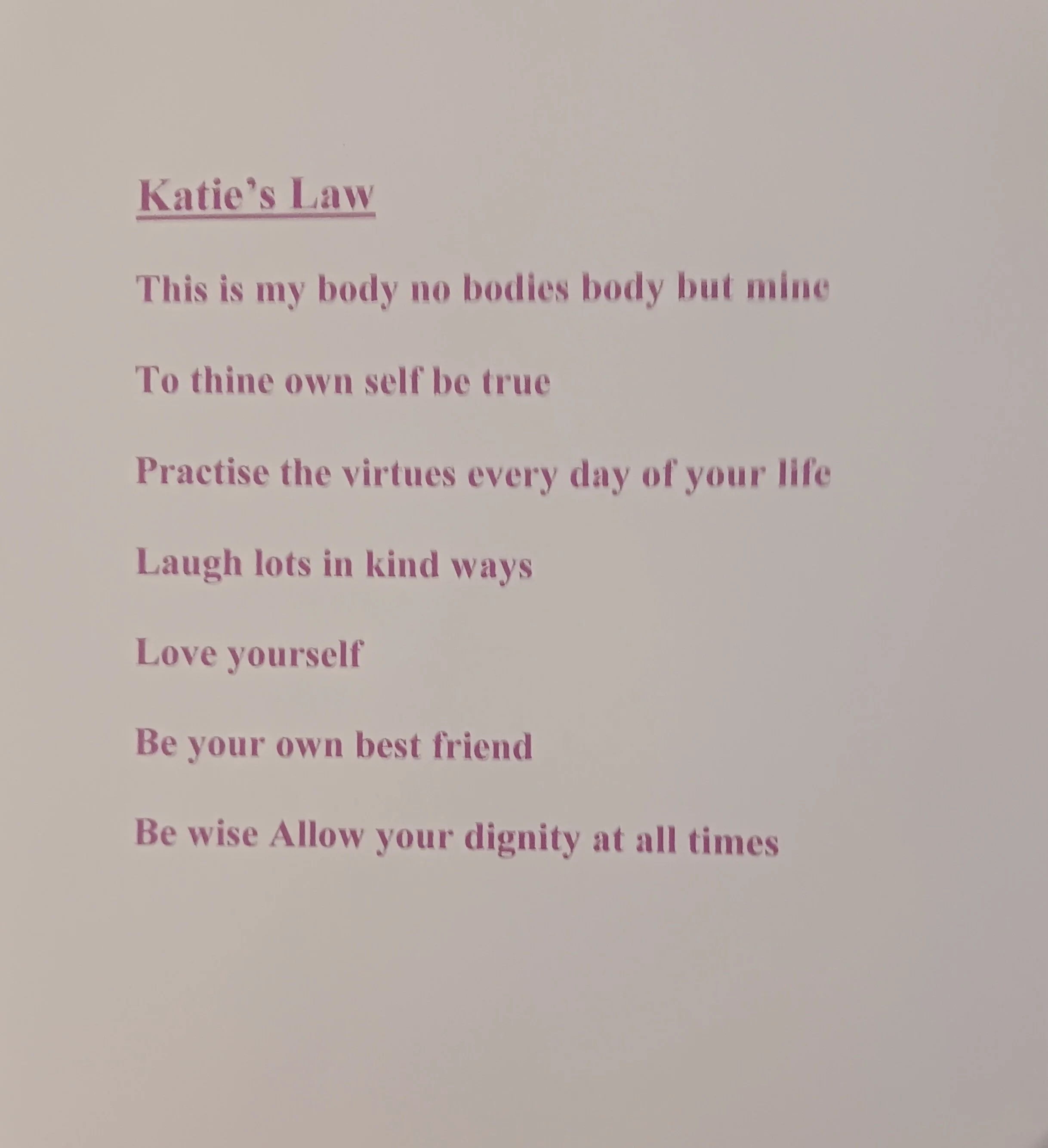 Katie's law