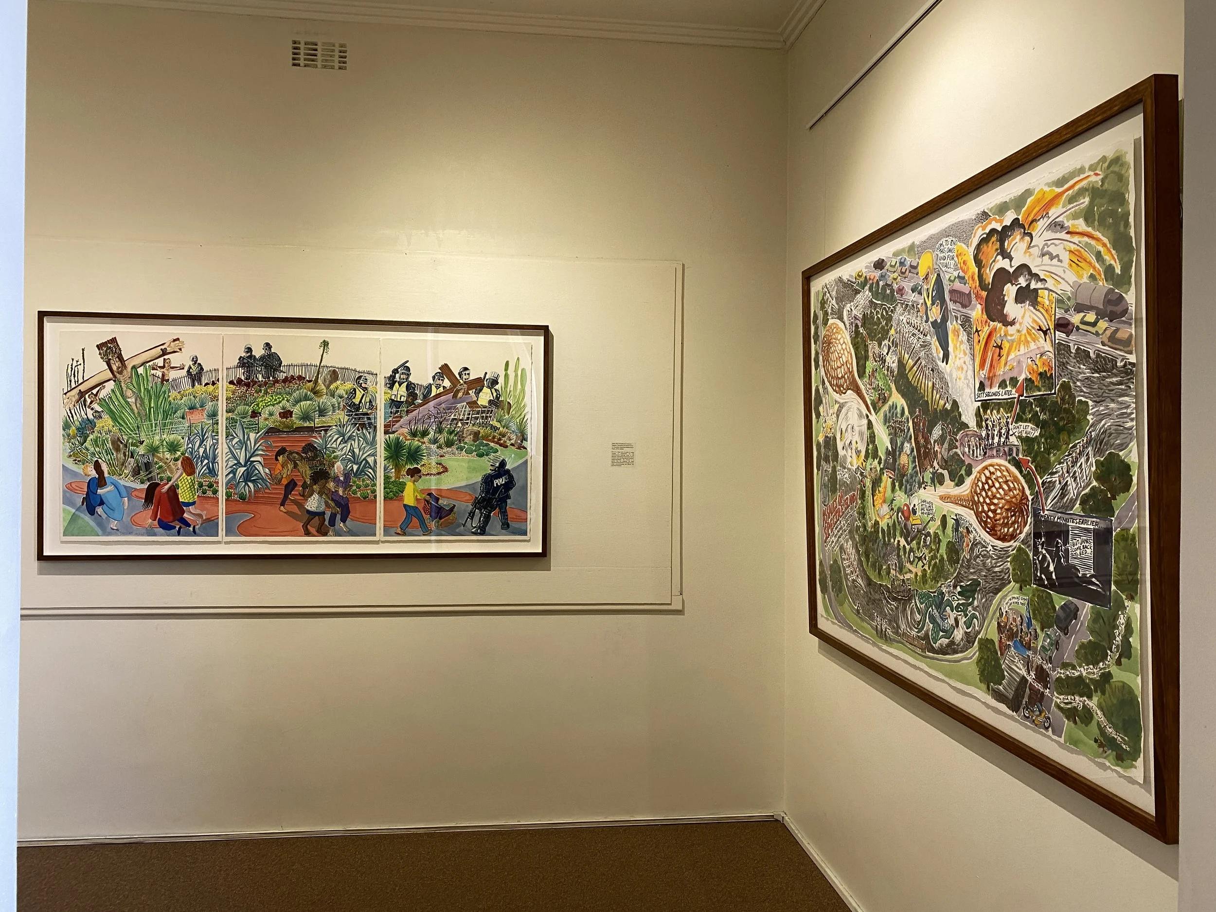 Michael Donnelly: Stories and Dreams Exhibition - View of Sideshow Gallery.