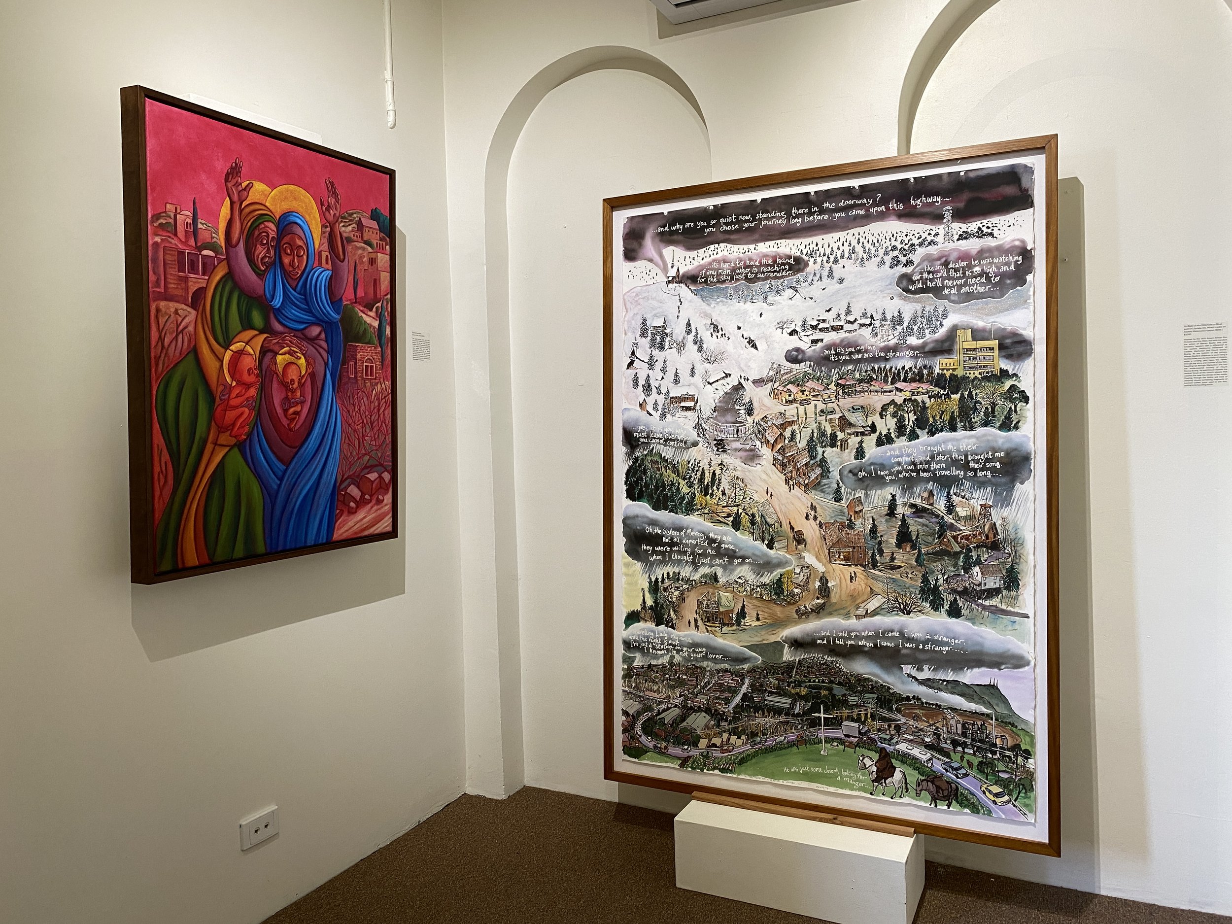 Michael Donnelly: Stories and Dreams Exhibition - View of Sideshow Gallery.