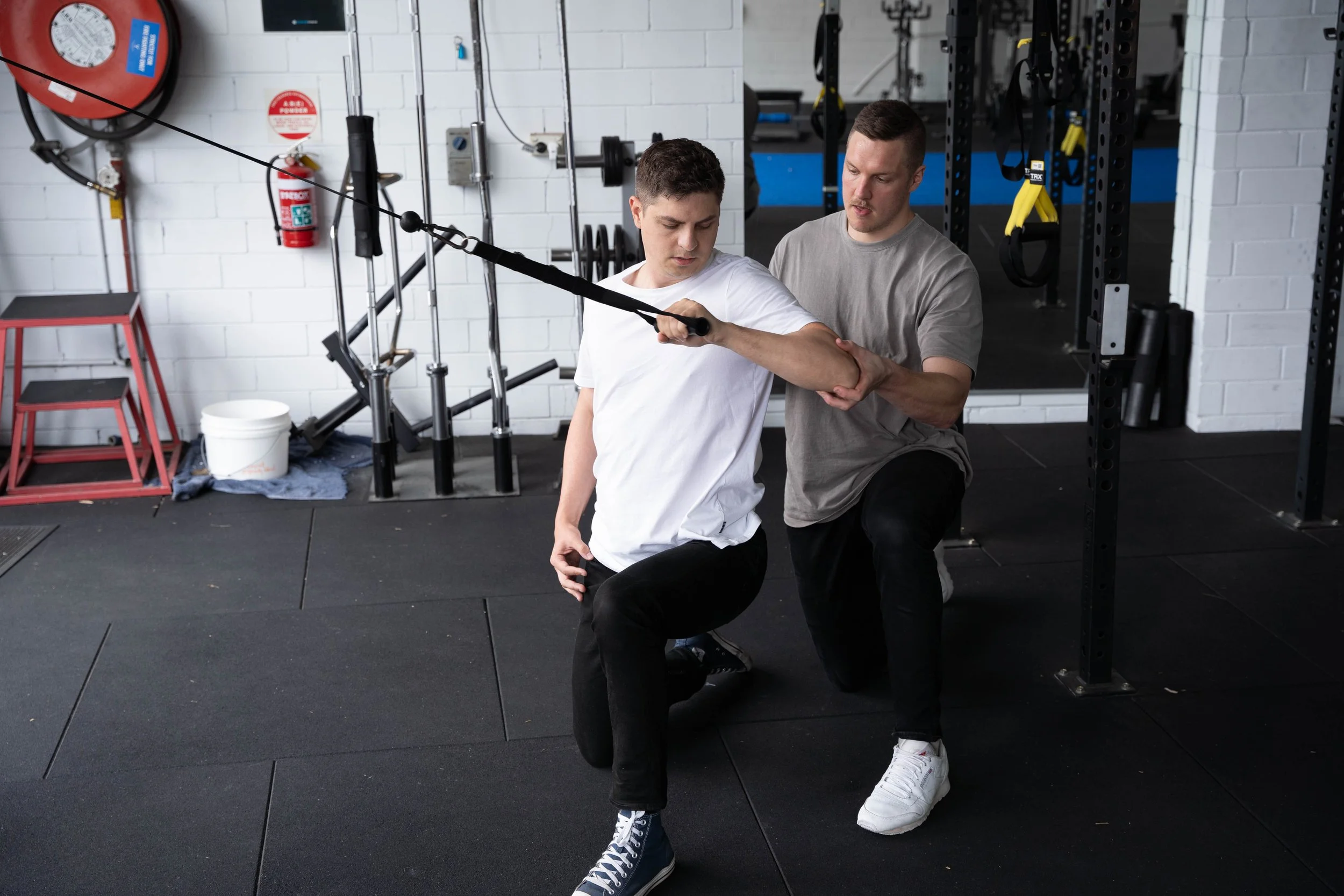Strength and rehabilitation training at Paramount Movement, Nunawading