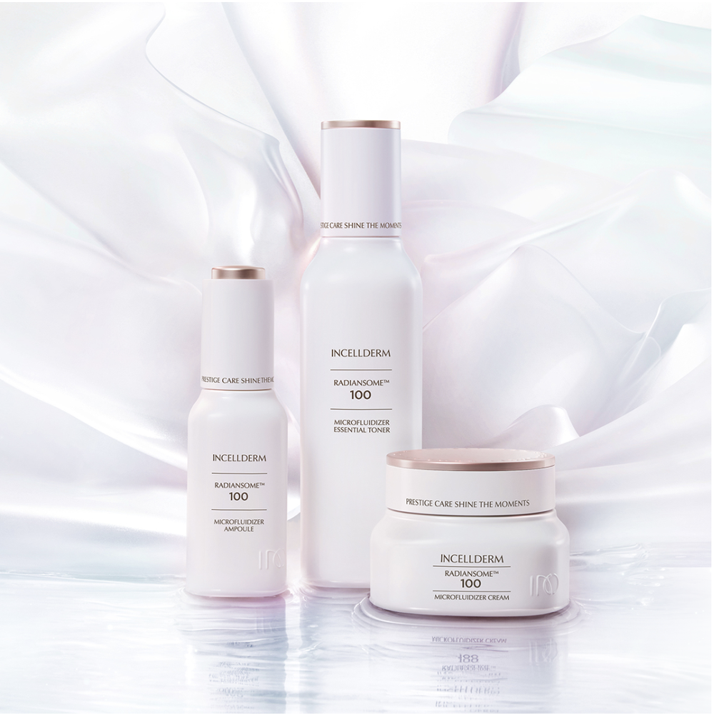 RADIANSOME 100 トナー・エッセンス・クリーム 3点セット RADIANSOME 100 MICROFLUIDIZER ESSENTIAL TONER — Playful Chaos