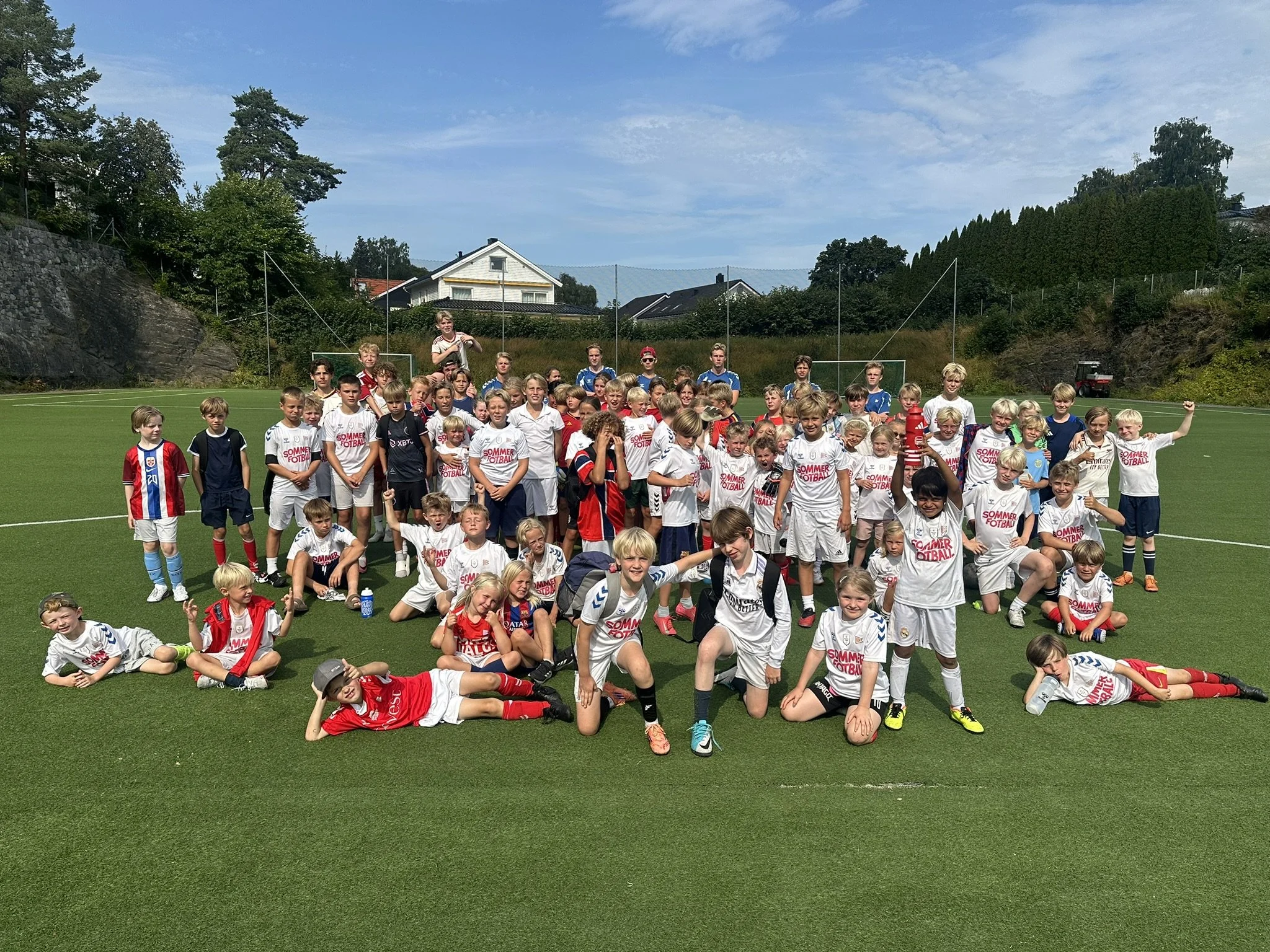 Sommerfotball på Bygdøhus