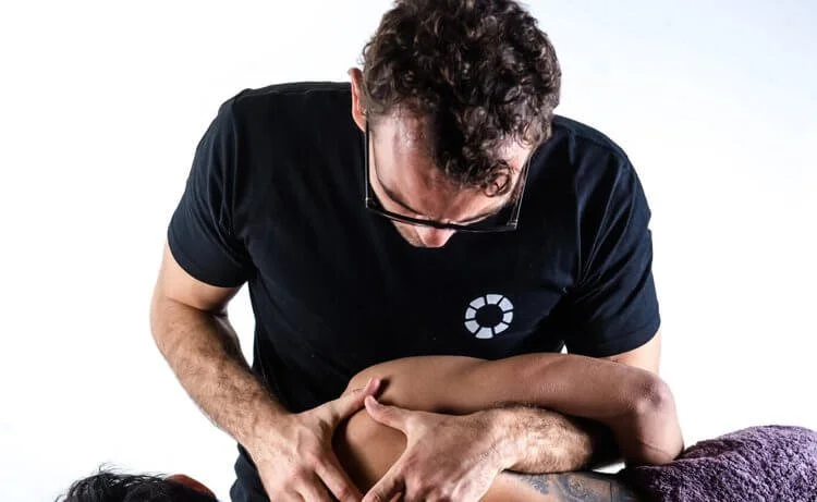 Remedial massage treatment of the neck and upper back