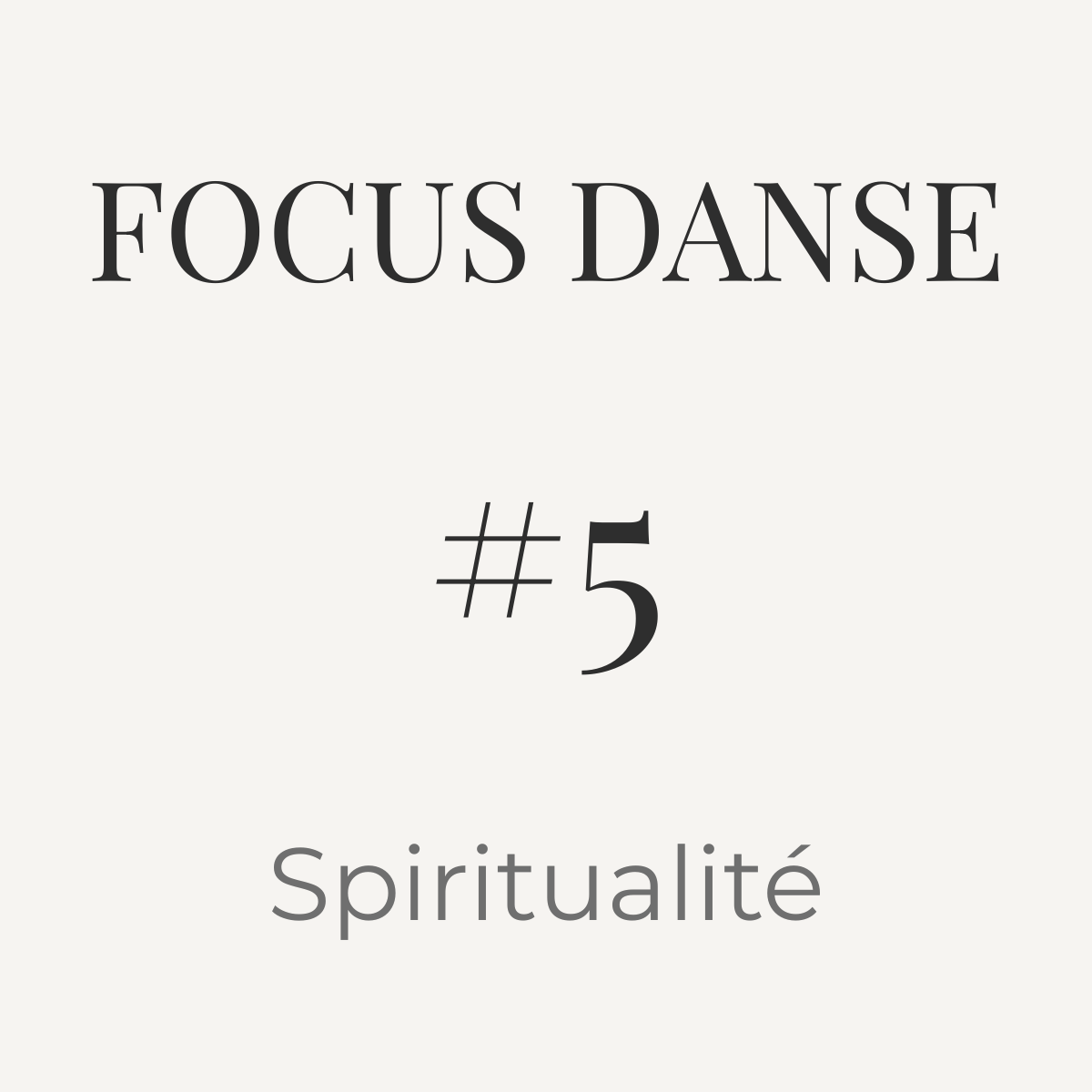 Focus Danse #5