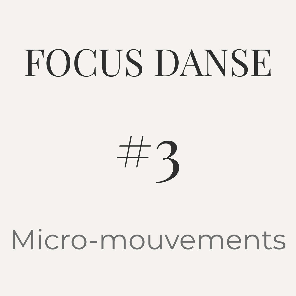 Focus Danse #3