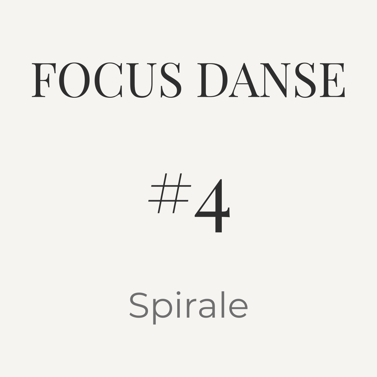 Focus Danse #4