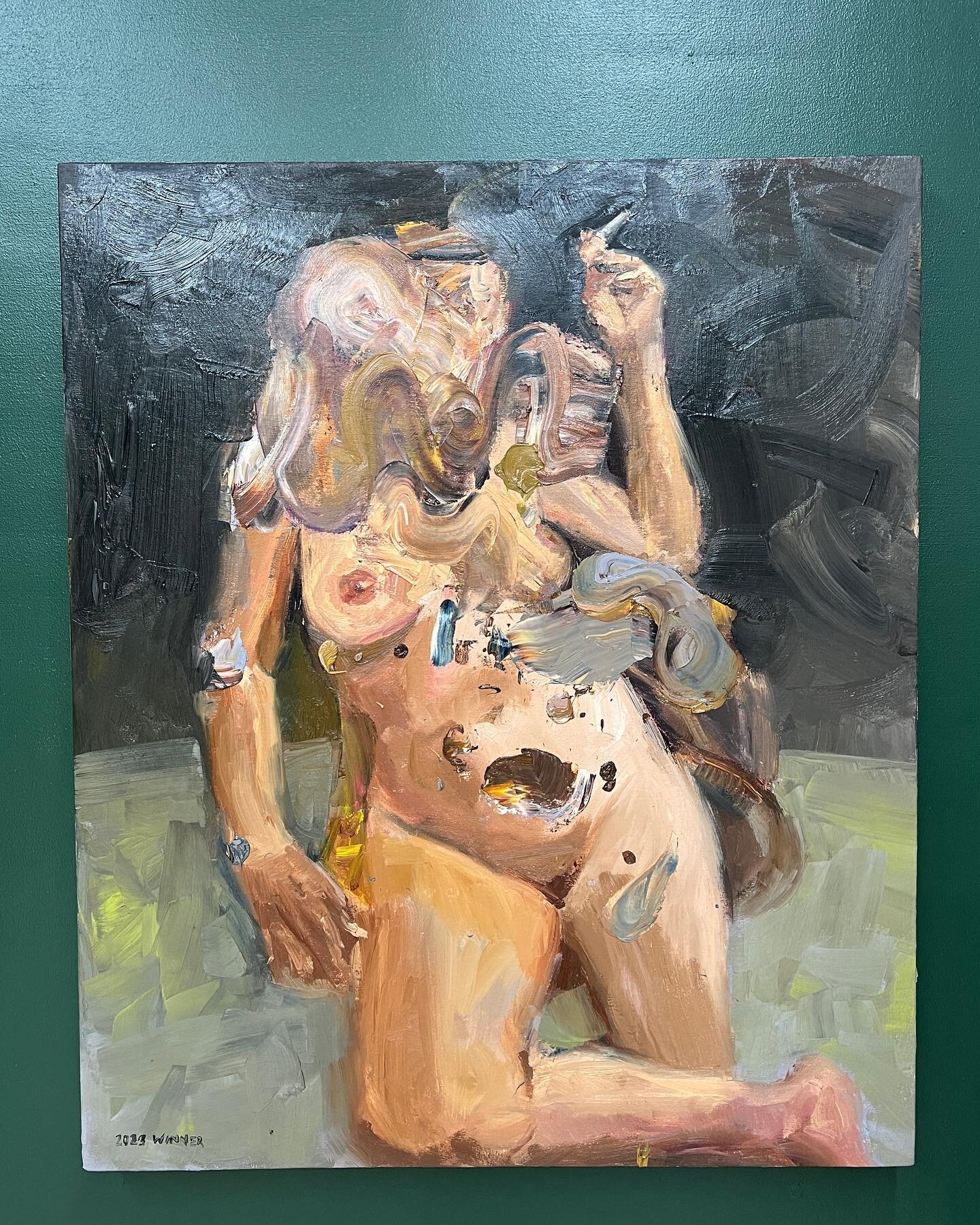 Fragment of Understanding
By Winner Jumalon (@winnerjumalon)

2023 
Oil on Canvas
3 x 2.5 ft