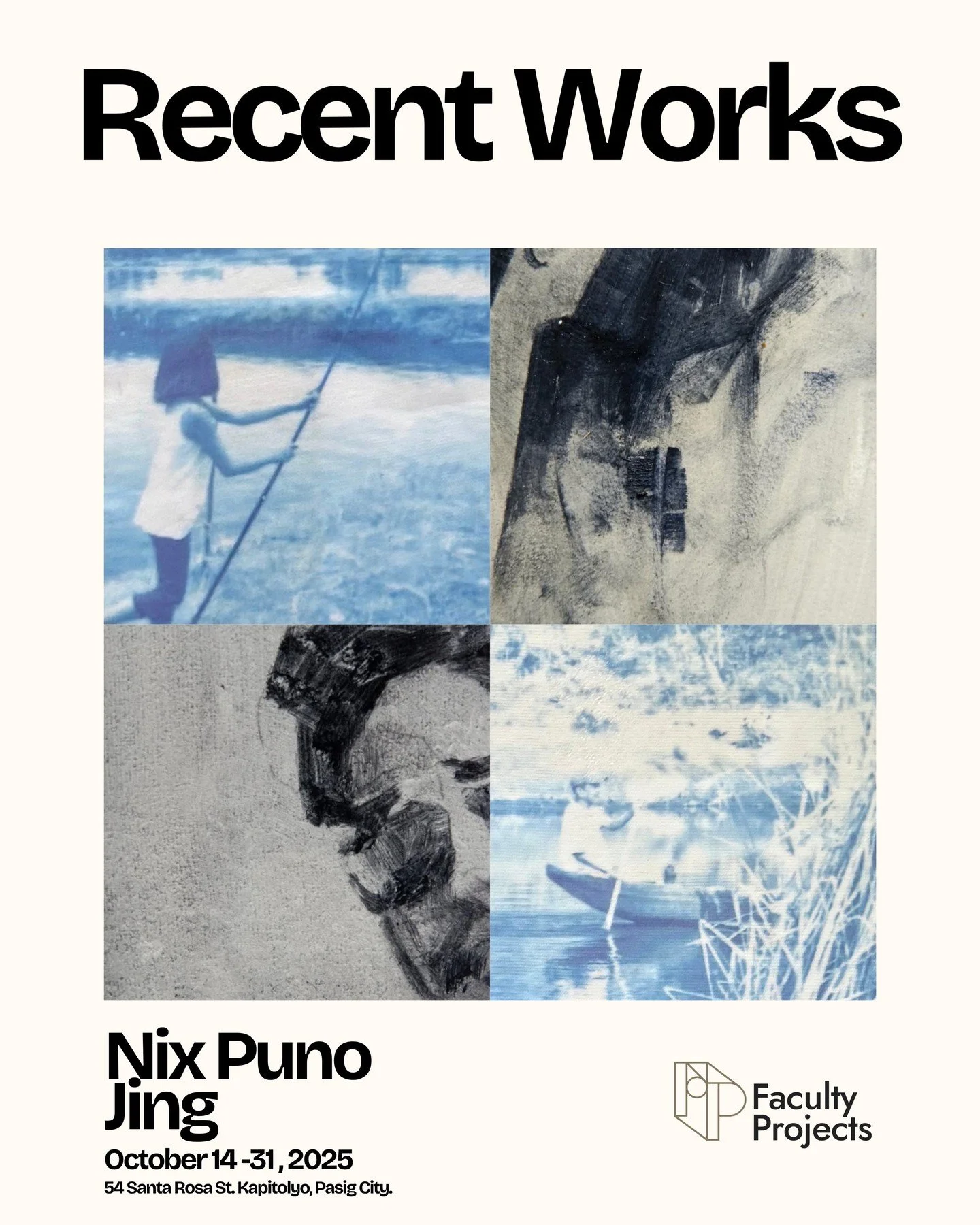 We&rsquo;re excited to present recent works of Nix Puno and Jing. ✨

Opening and artist reception is tomorrow, October 14, 2025 at 5PM at Santa Rosa House.

📅 Exhibit runs until October 31, 2025
📍 Santa Rosa House, 54 Santa Rosa St., Kapitolyo, Pas