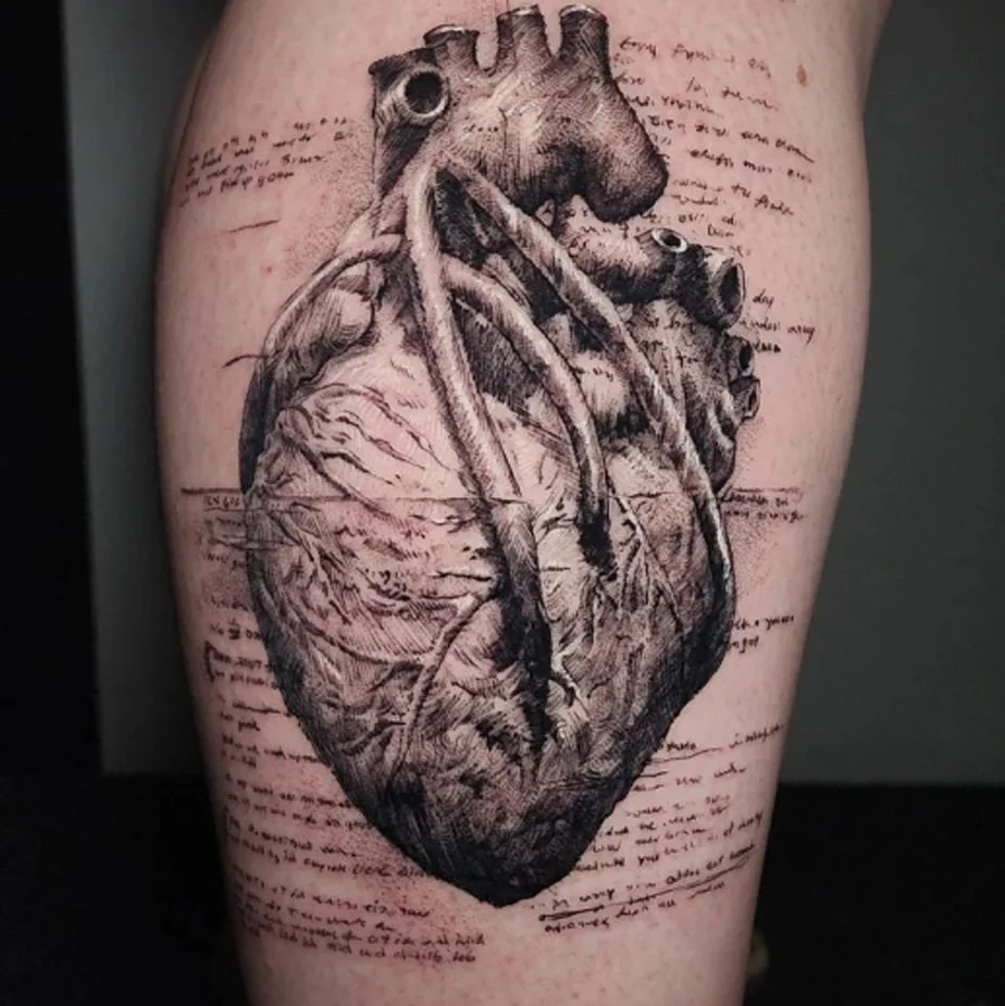 Medical Heart Realism Tattoo l Mish l Ship Shape Tattoo
