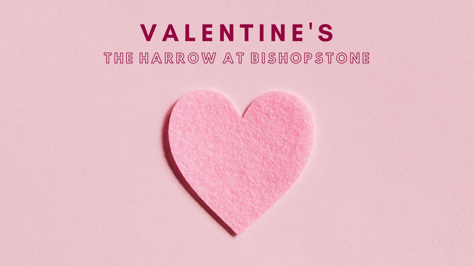 Valentines Menu & Booking