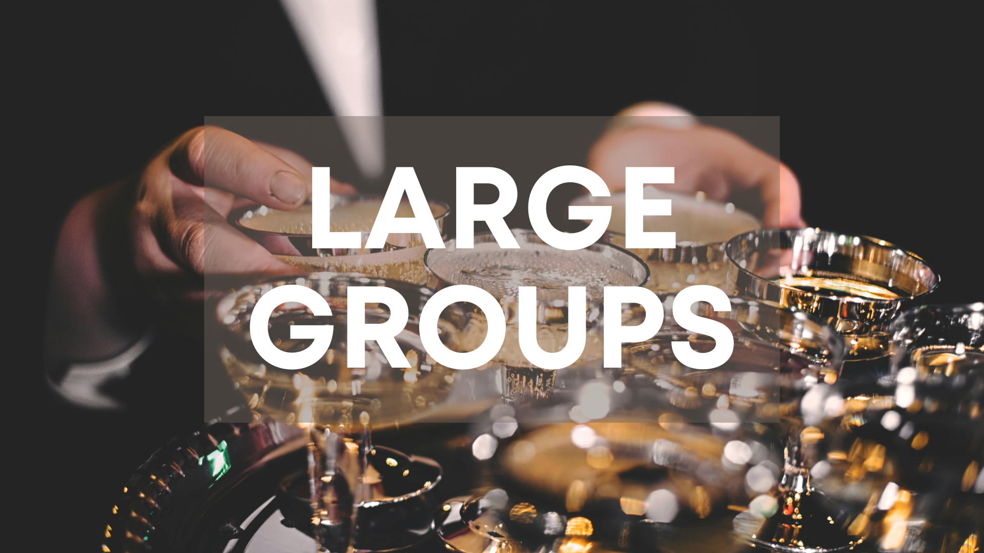 Bookings for 10 or more people