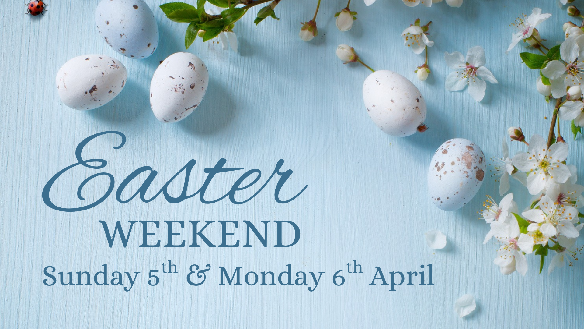 Book your table for Easter Sunday & Bank Holiday Monday 2026
