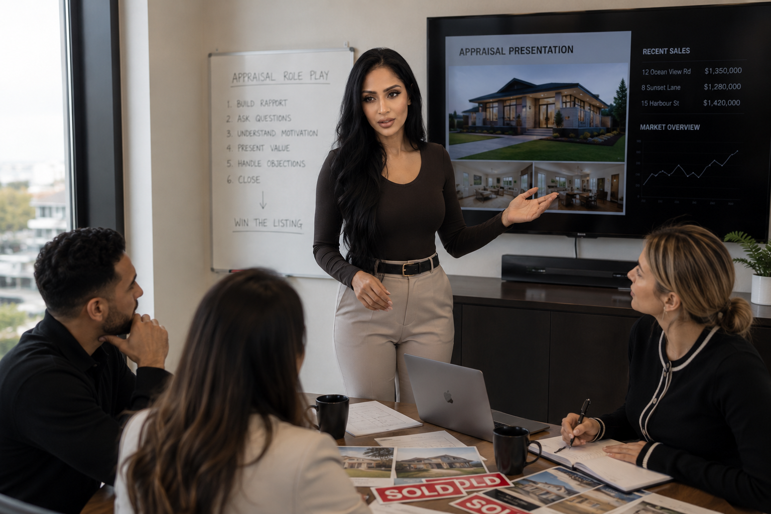 Real estate sales training