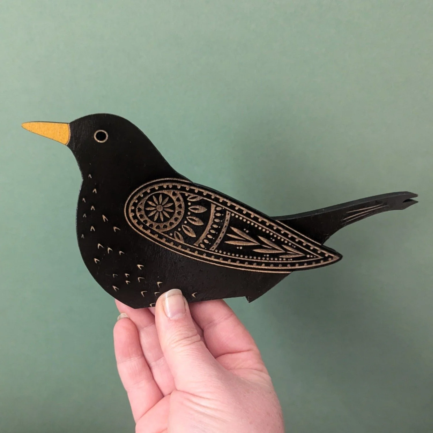 female blackbird door topper 3.JPG