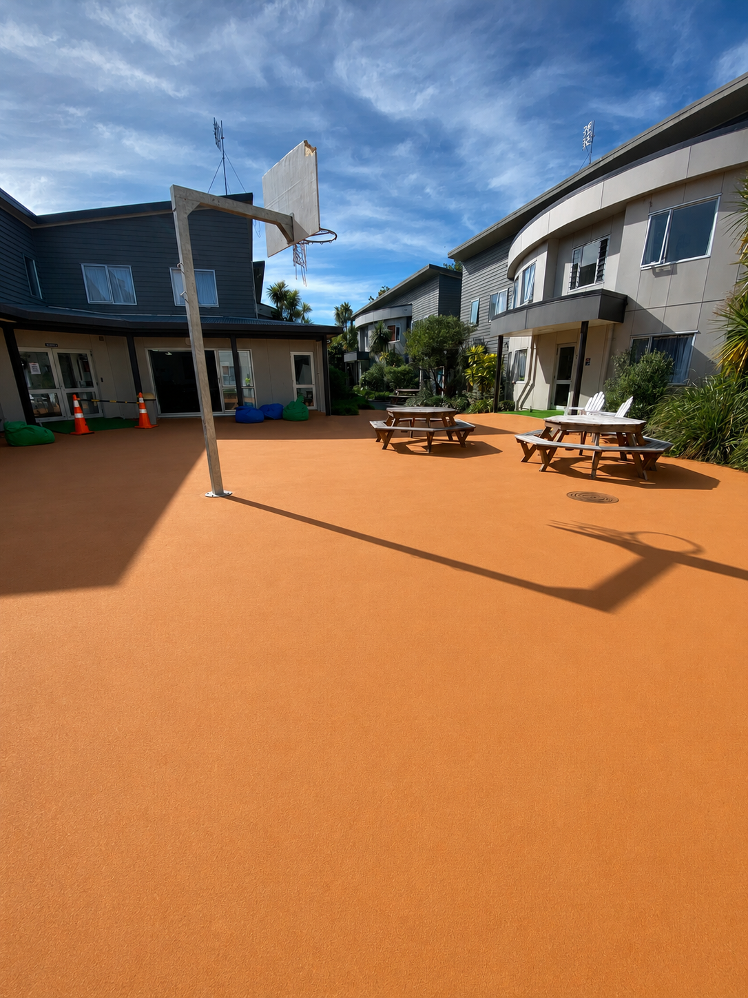 Exterior ground repainting completed at Auckland commercial site