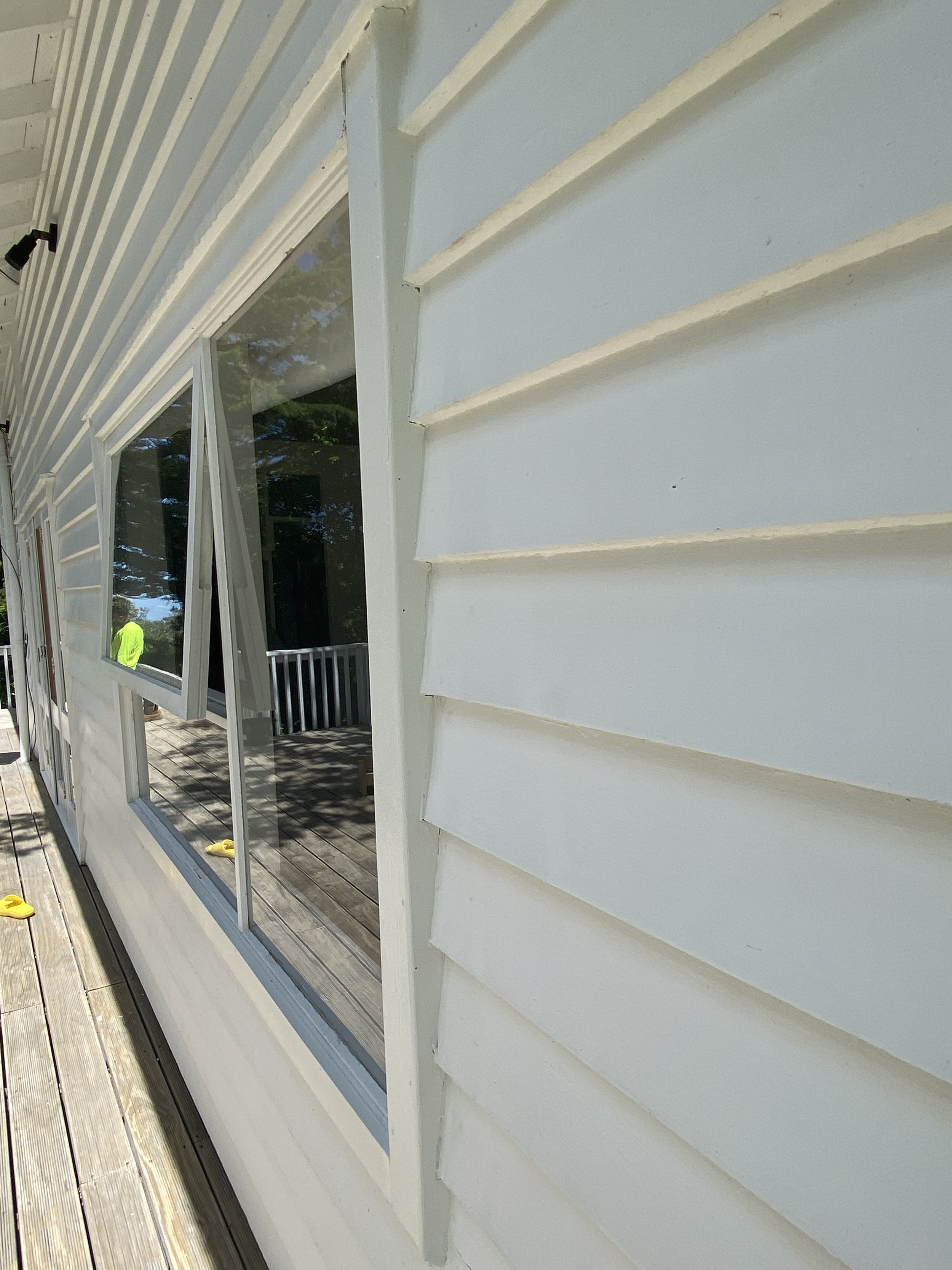 Exterior window frame repair following water ingress in Auckland