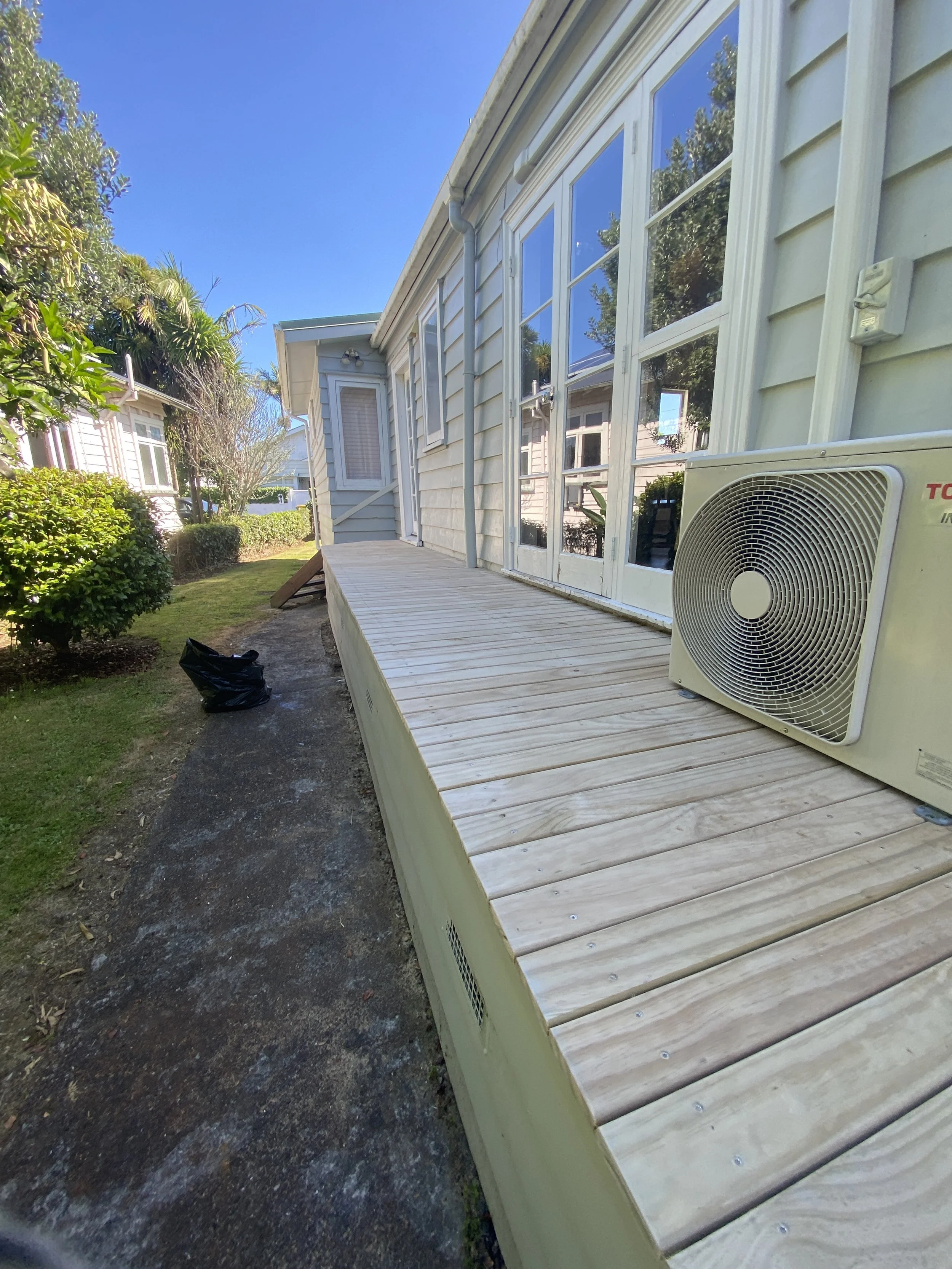 Deck board replacement completed at residential property in Mt Eden Auckland