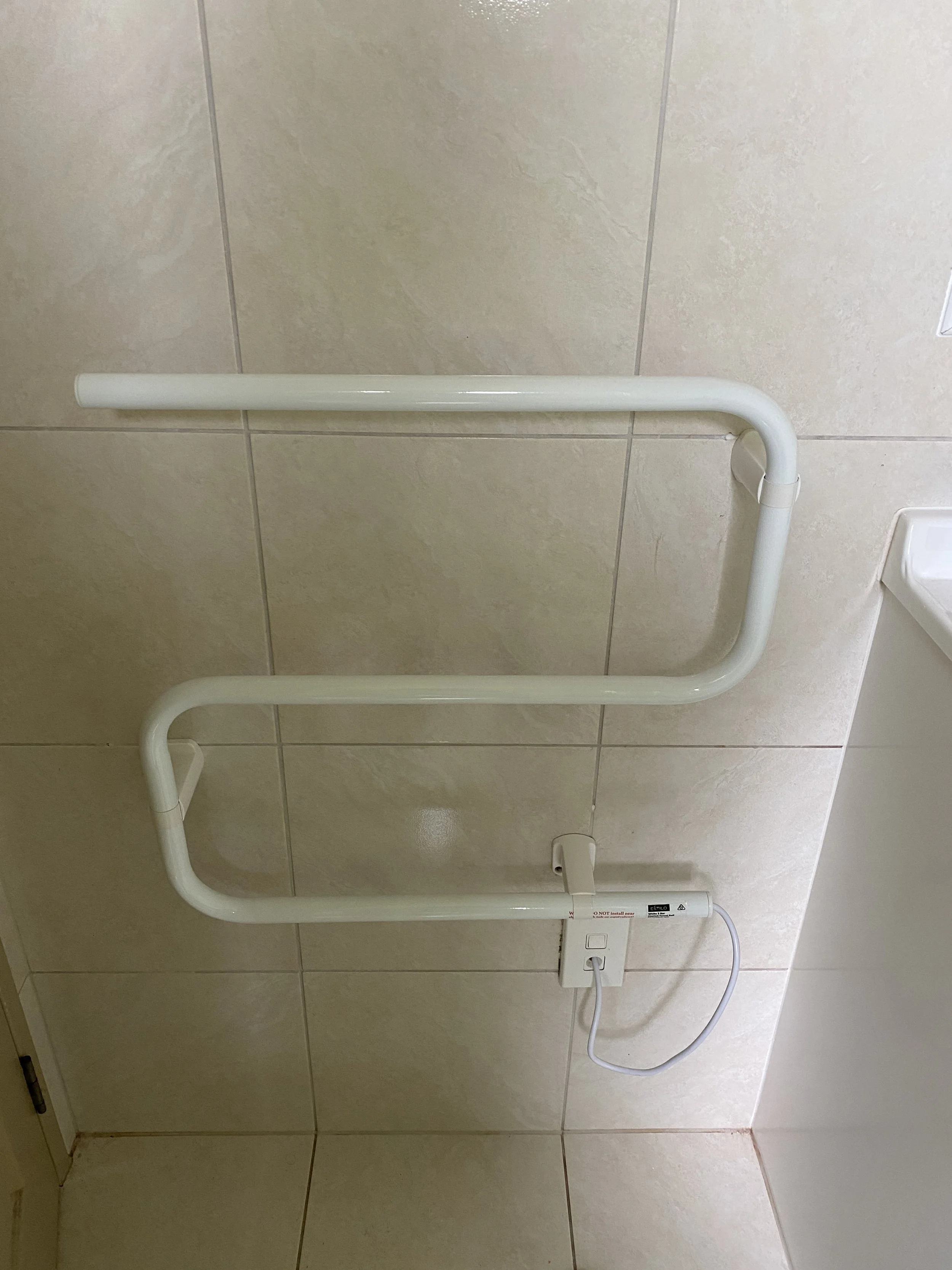 Bathroom towel rail installation completed at South Auckland residential property