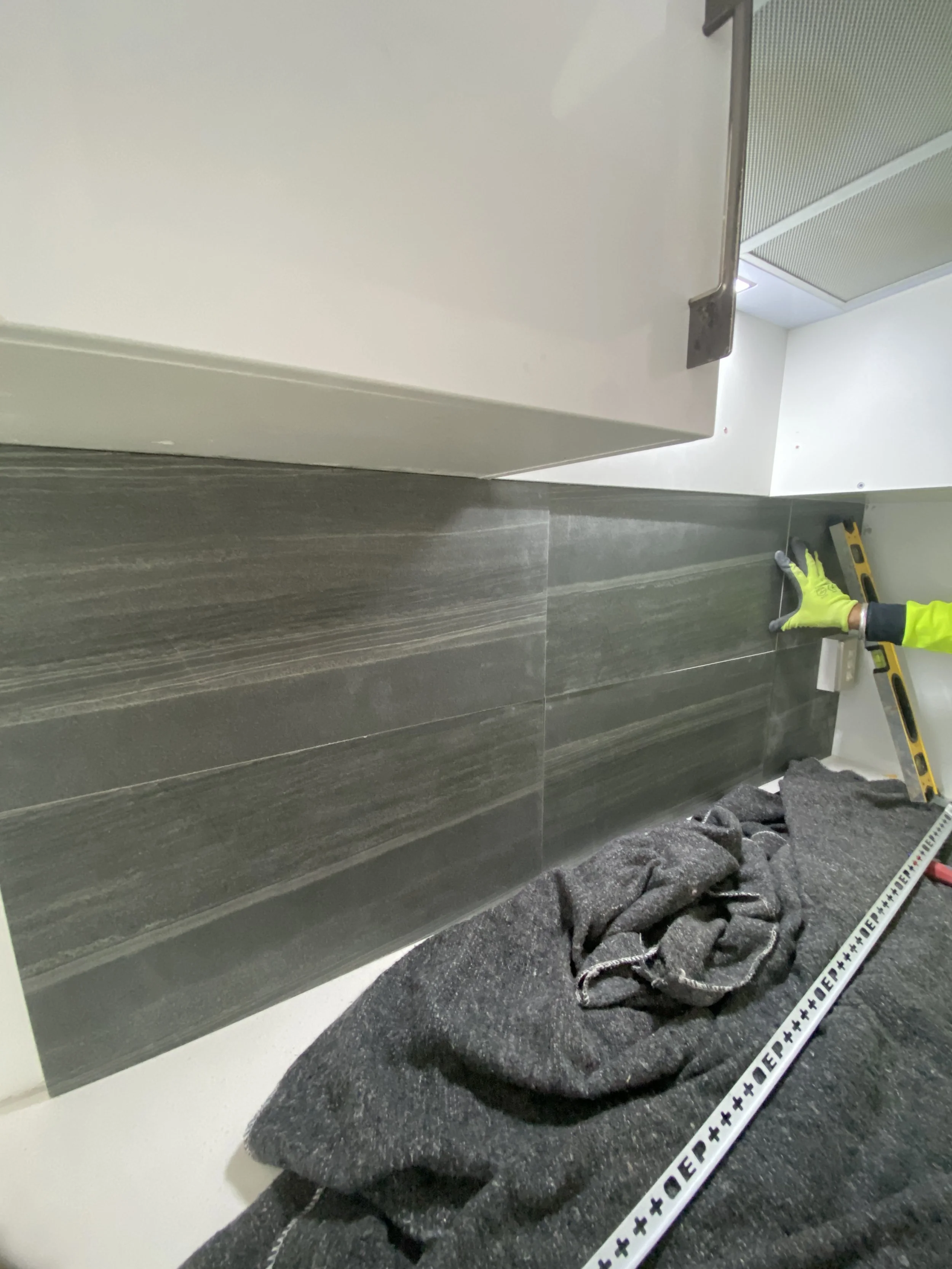 Tile splashback installation in Eden Terrace by DCW Services