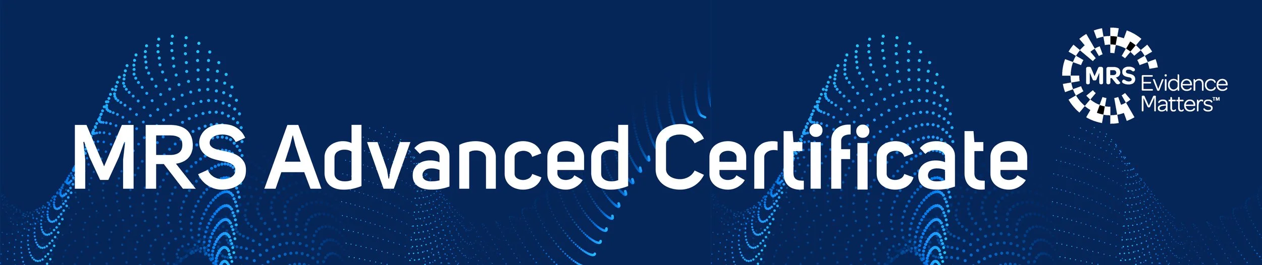 Accredited MRS advanced certificate logo