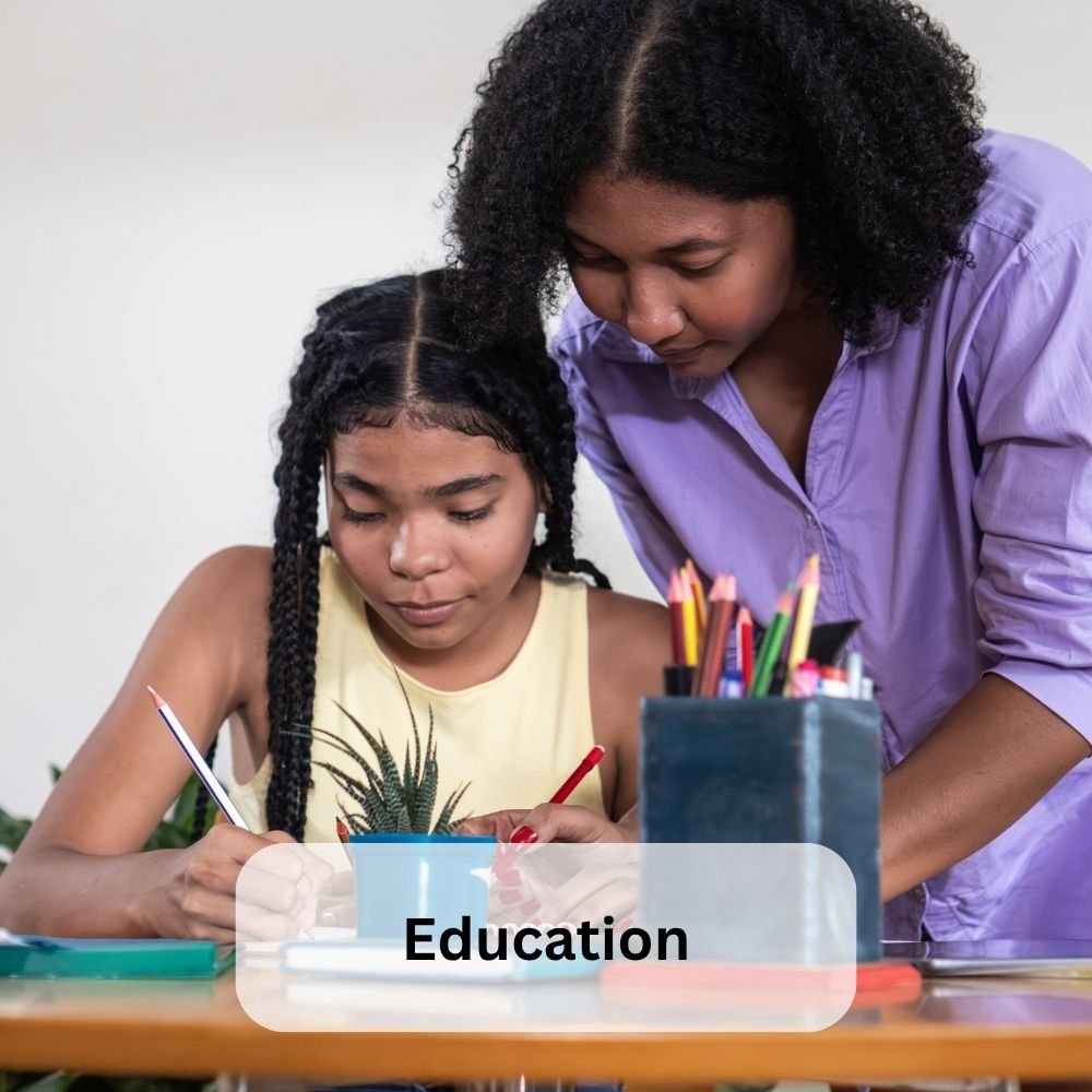 A female teacher helping a student - Education apprenticeships
