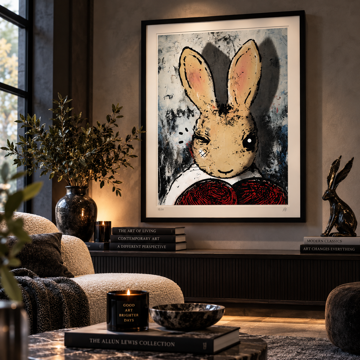 IN THE BLUE CORNER Harry Bunce · 2020 Signed & Numbered · Edition of 24